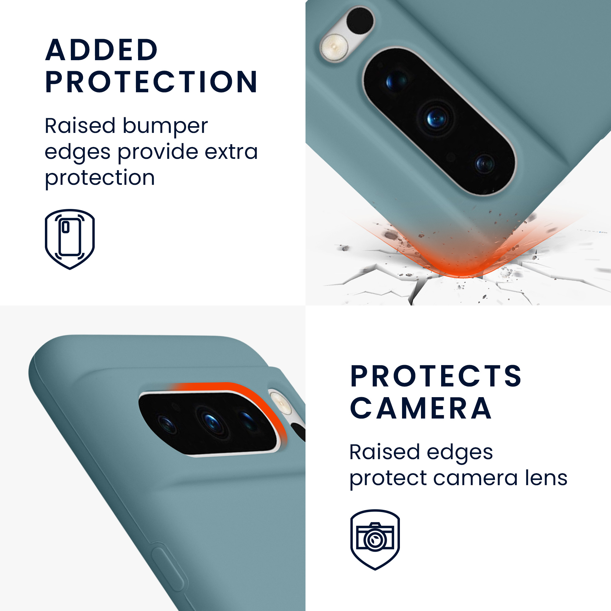 Pouzdro pro Google Pixel 8 Pro kwmobile silikonové - antický kámen