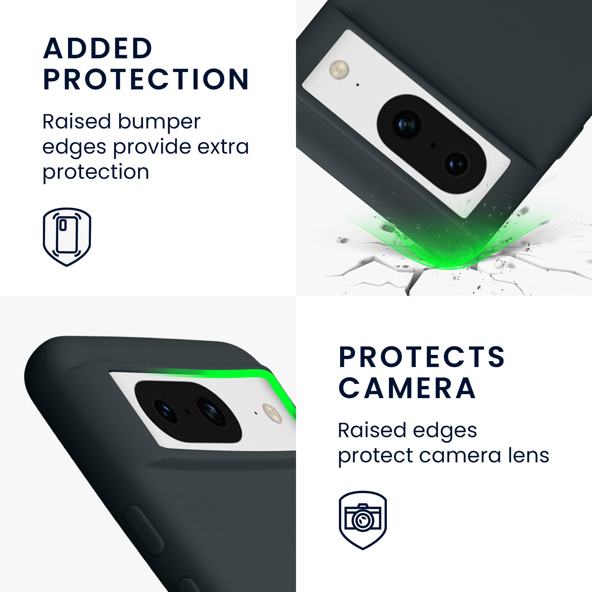 TPU kryt kwmobile Google Pixel 8 - Blueberry