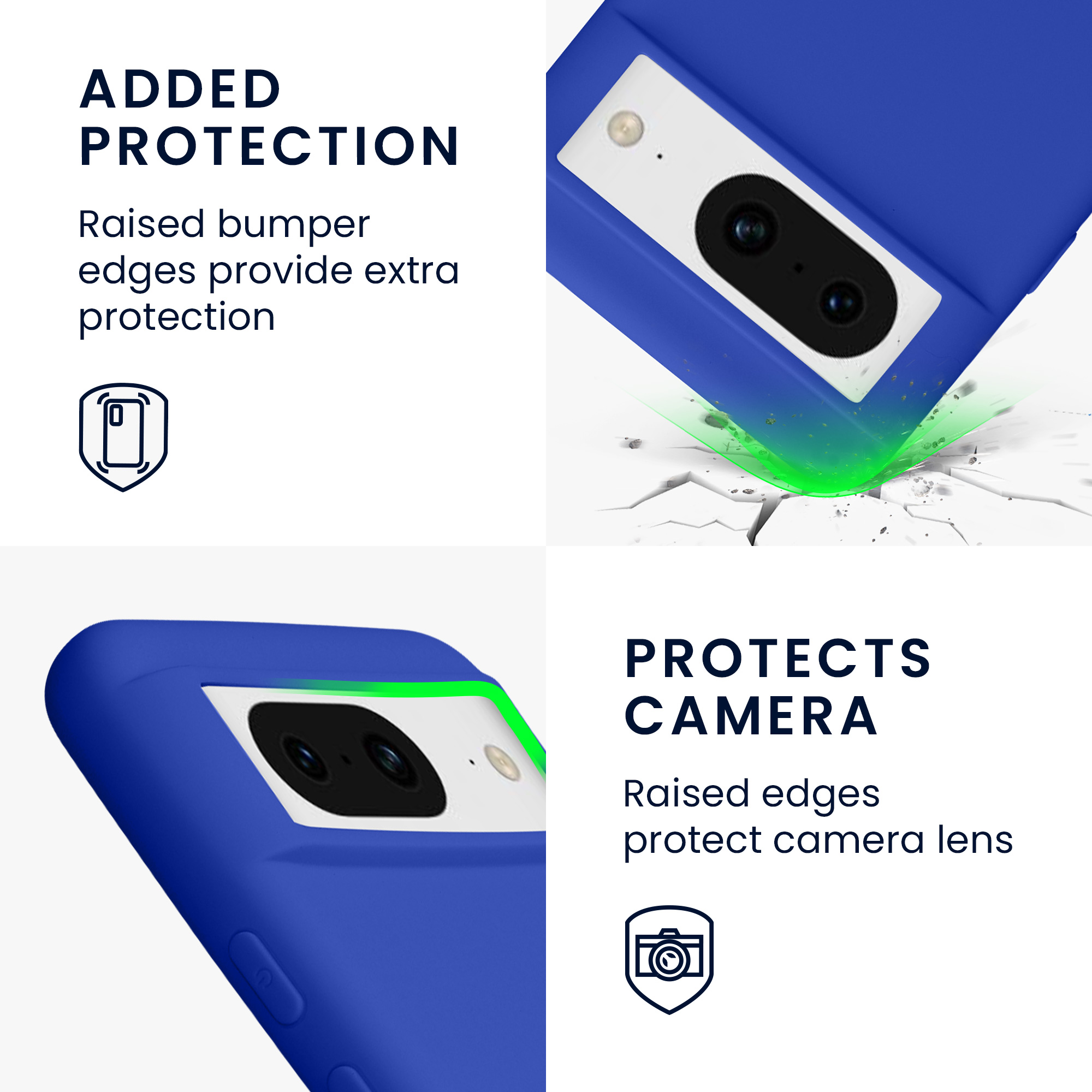 TPU kryt kwmobile Google Pixel 8 - Baltic Blue bezdrát. nabíjení