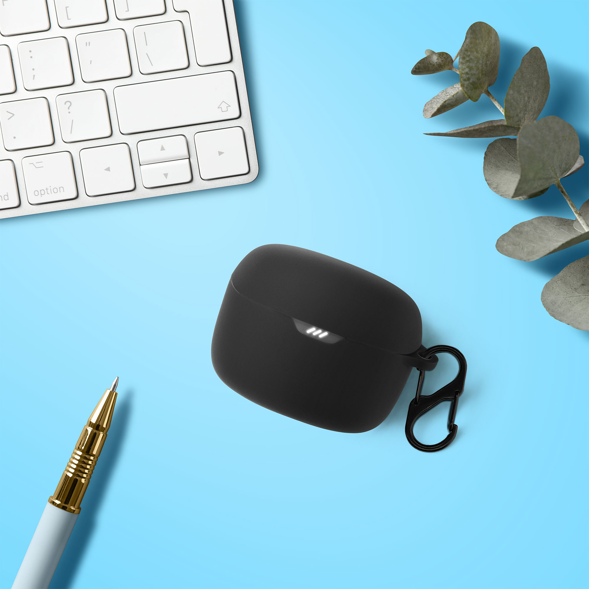 Pouzdro na sluchátka kwmobile pro JBL Tune Buds - černá