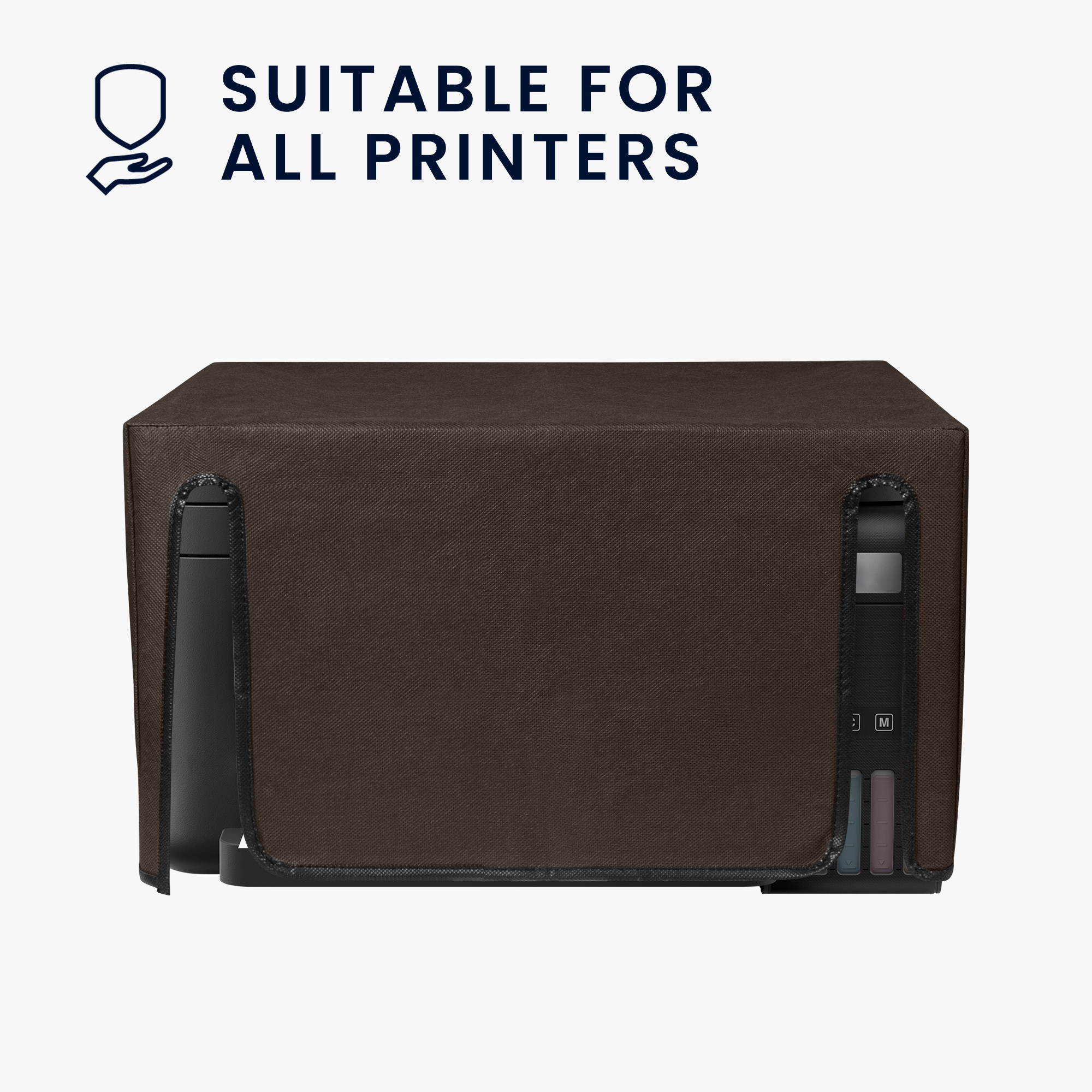 Ochranný kryt proti prachu pro Epson Eco Tank ET-3850 / Eco Tank ET-4856 kwmobile - čokoládová