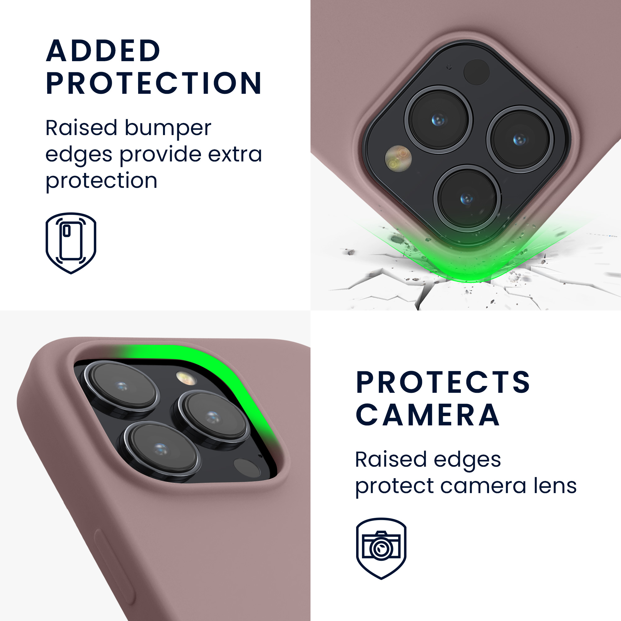 Kryt kwmobile TPU silikonový iPhone 15 Pro Nude Lilac