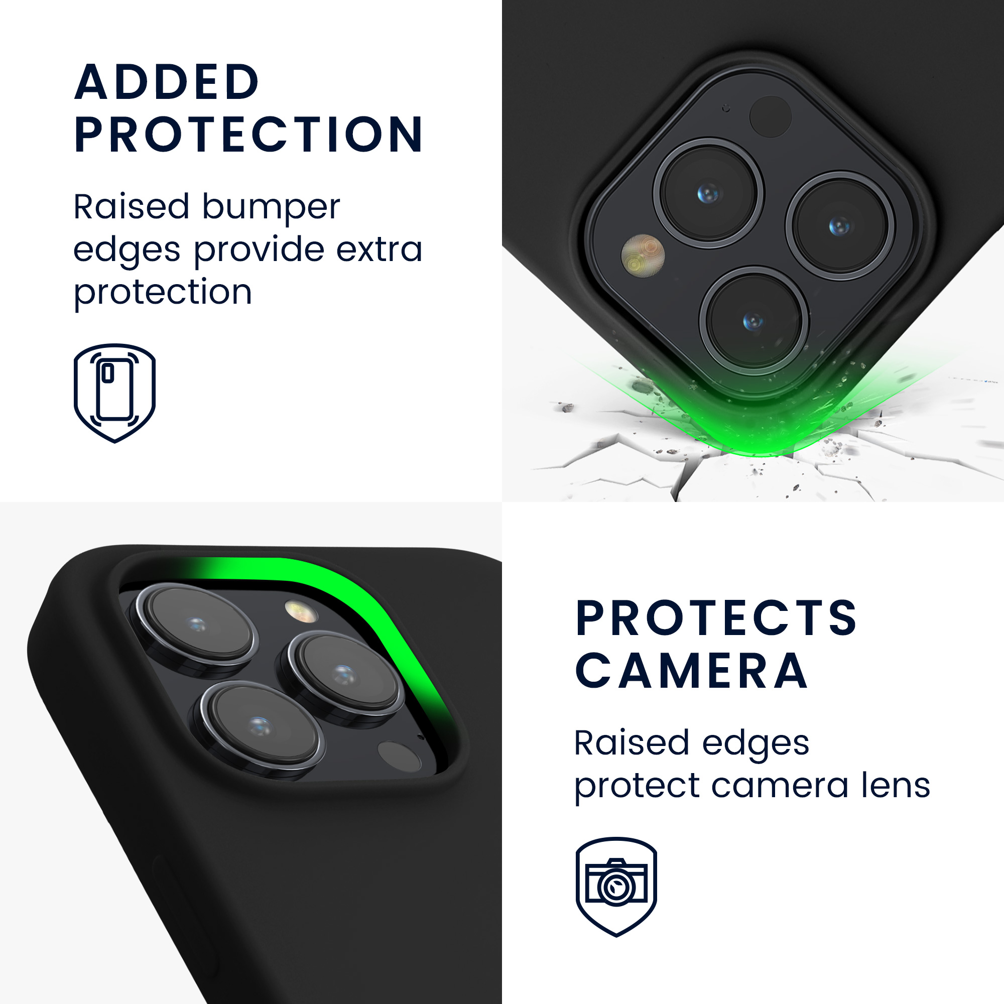 Silikonový kryt kwmobile pro iPhone 15 Pro Max - matná černá