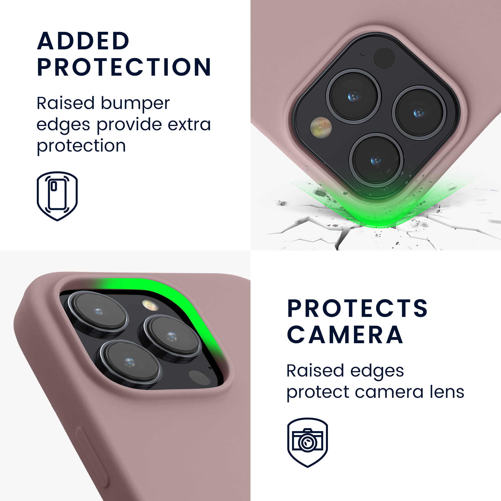 Silikonový kryt kwmobile pro iPhone 15 Pro Max - jemně lila