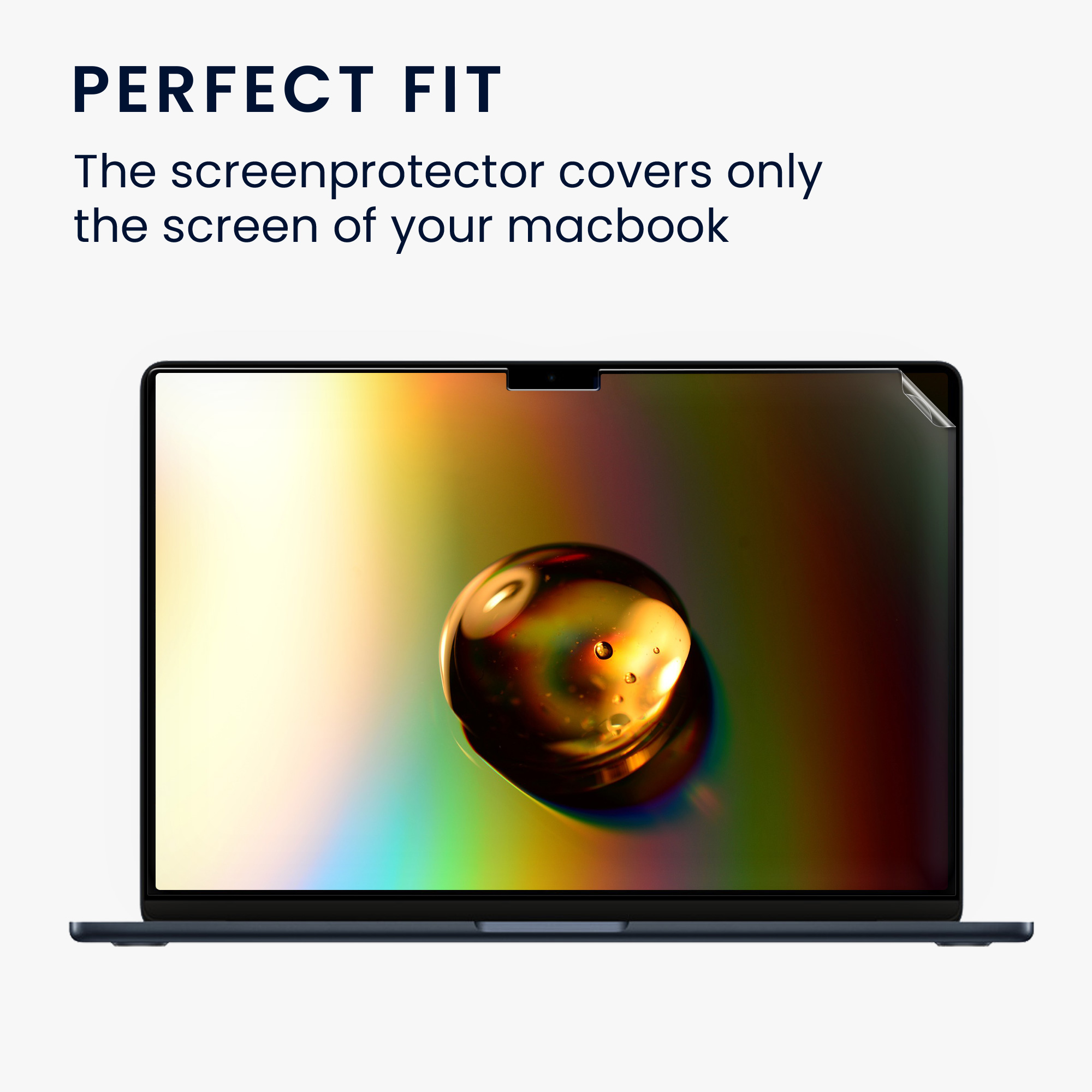Ochranná fólie na displej notebooku kwmobile pro Apple Macbook Air 15 2023 M2 (A2941)