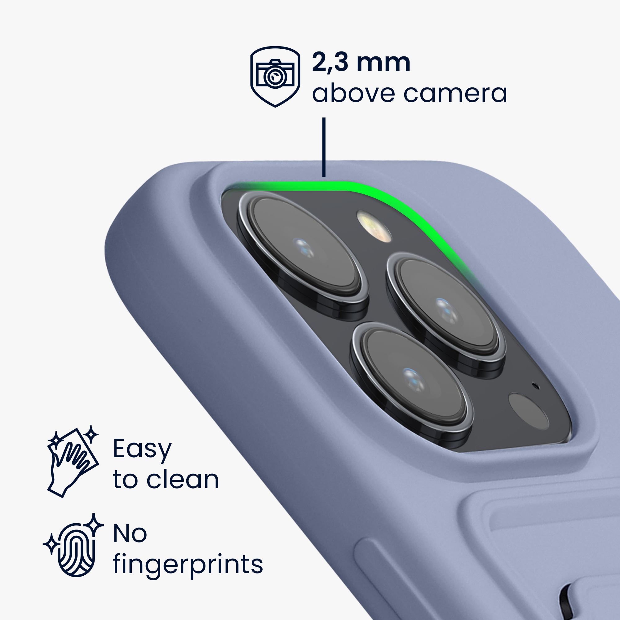 Pouzdro pro Apple iPhone 15 Pro s přihrádkou na kartu kwmobile kapsa na kartu TPU - levandulová