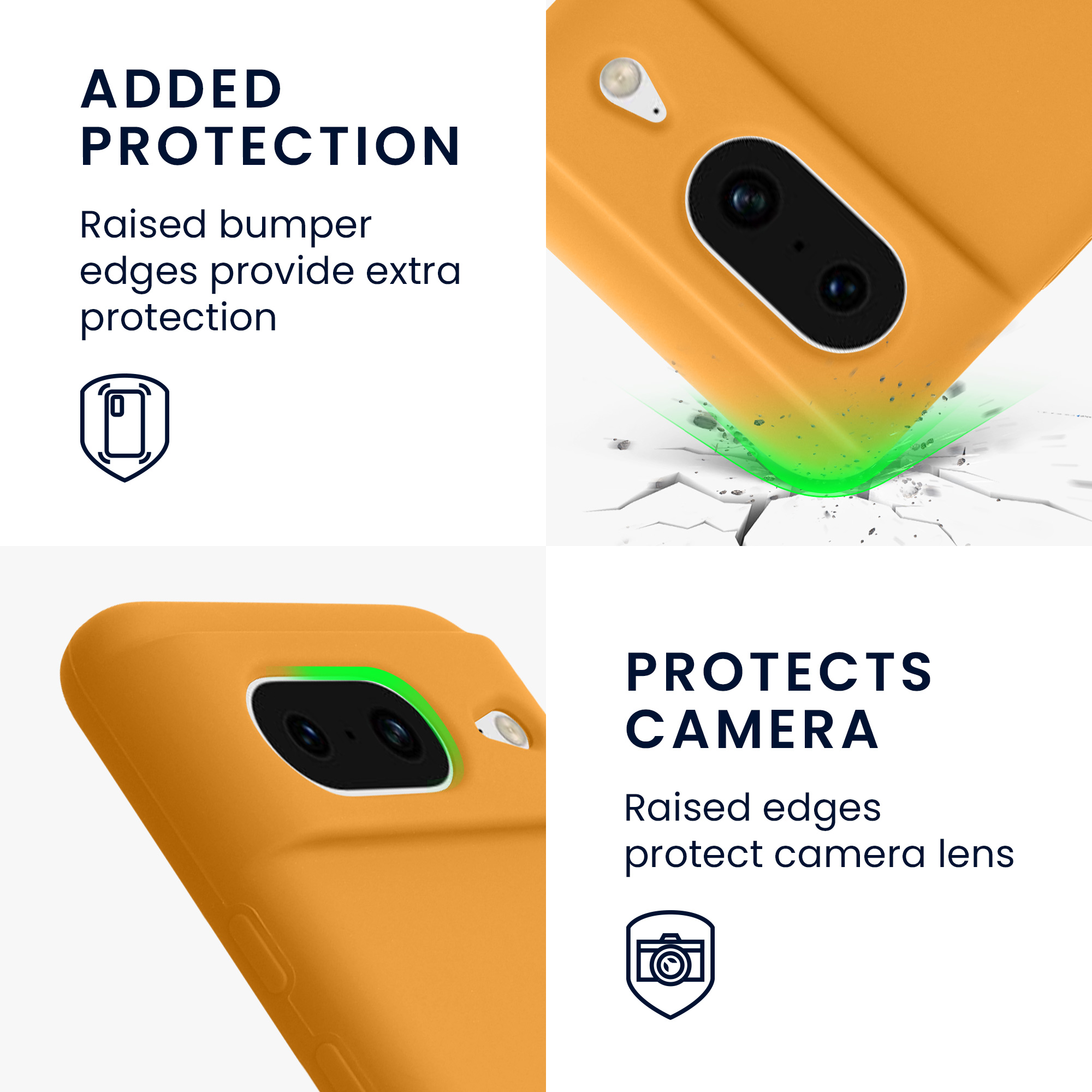 TPU kryt kwmobile Google Pixel 8 - Mango