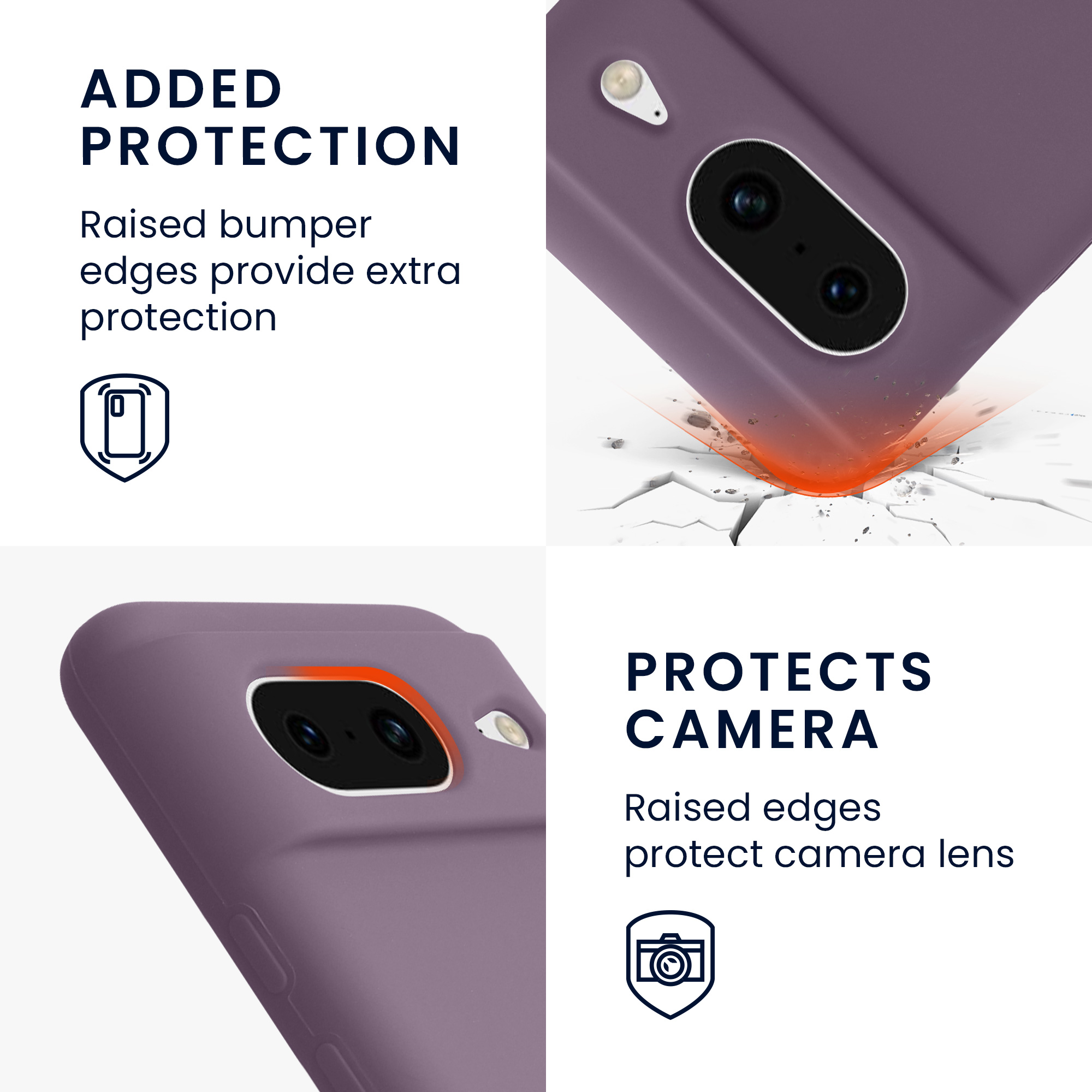 TPU kryt kwmobile Google Pixel 8 - Pale Iris