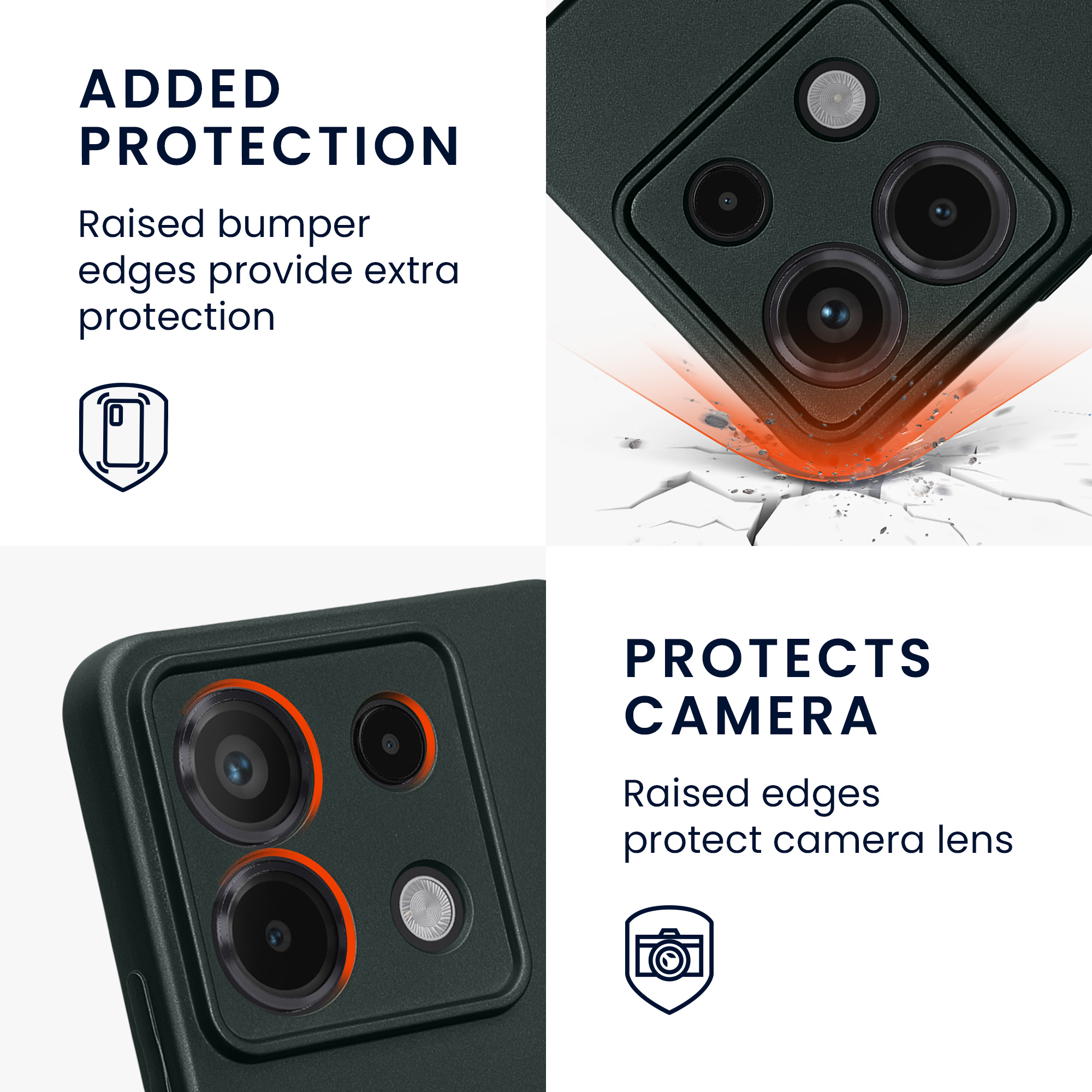 Kryt Xiaomi Redmi Note 13 Pro 5G metalický TPU metalická modrozelená kwmobile