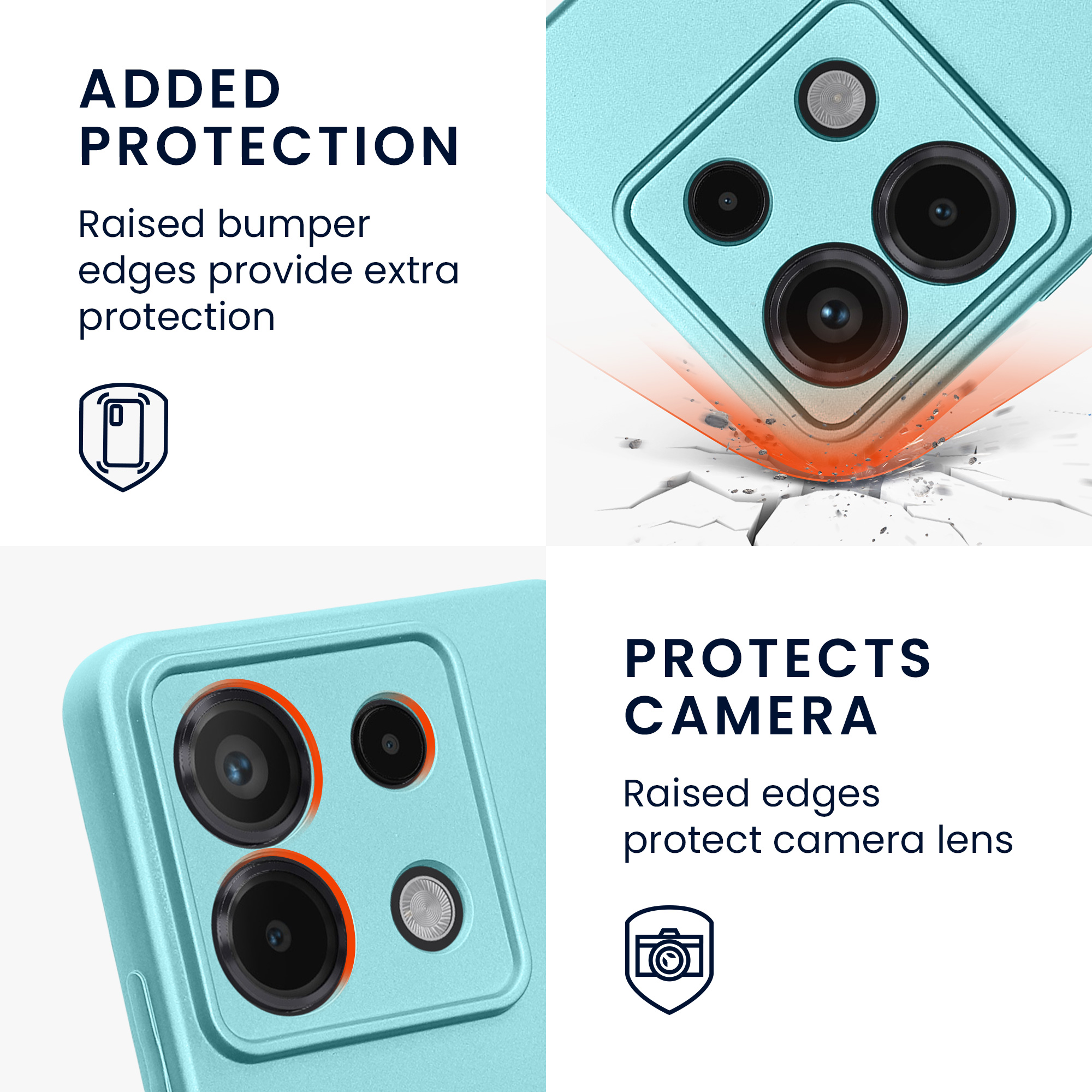 Kryt Xiaomi Redmi Note 13 Pro 5G metalický TPU zelená kwmobile
