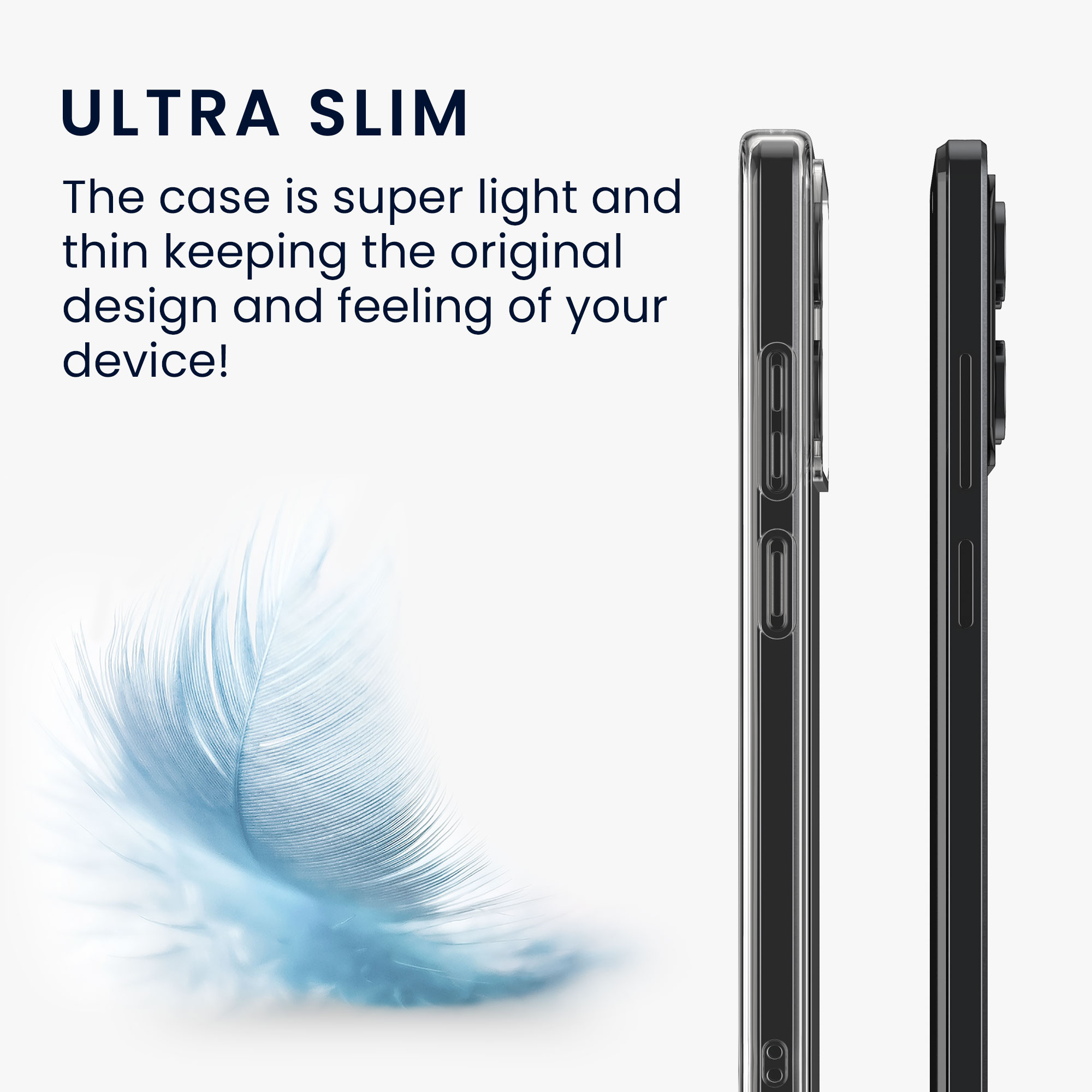 Kryt Xiaomi Poco X6 Pro 5G silikonový TPU průhledná kwmobile