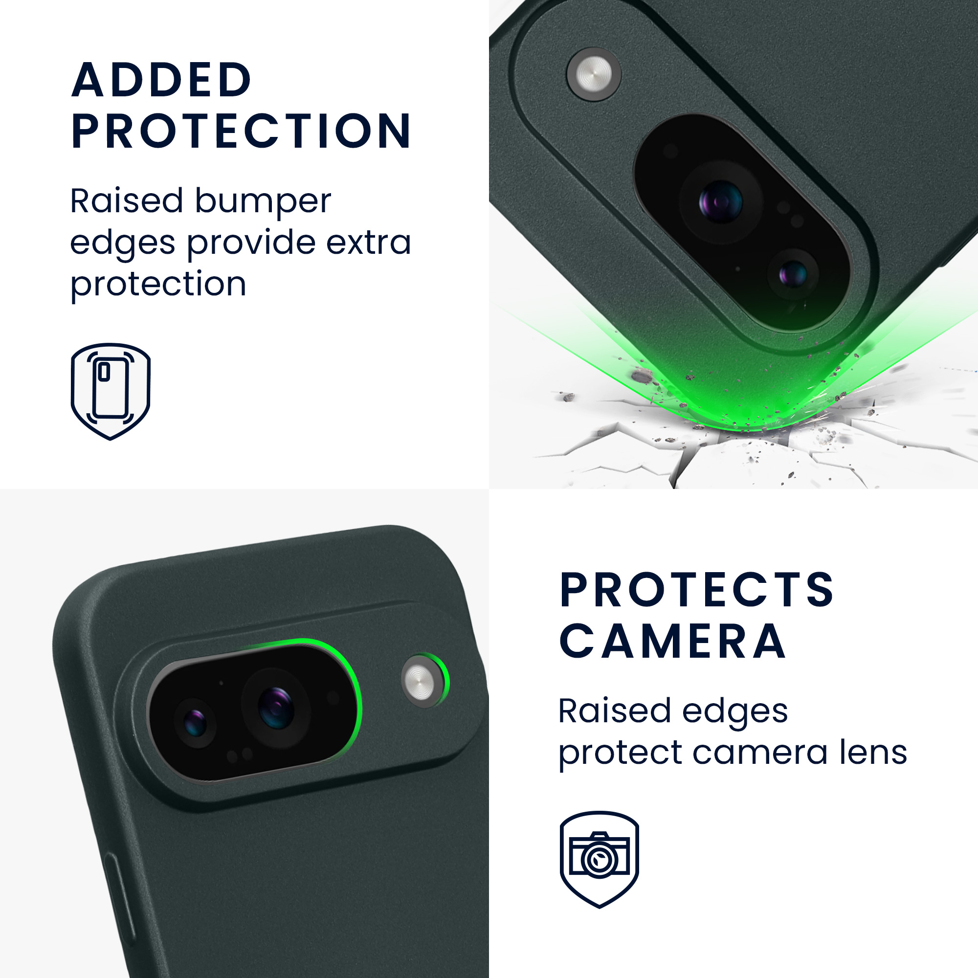 Kryt na mobil kwmobile pro Google Pixel 9 - Metallic Teal