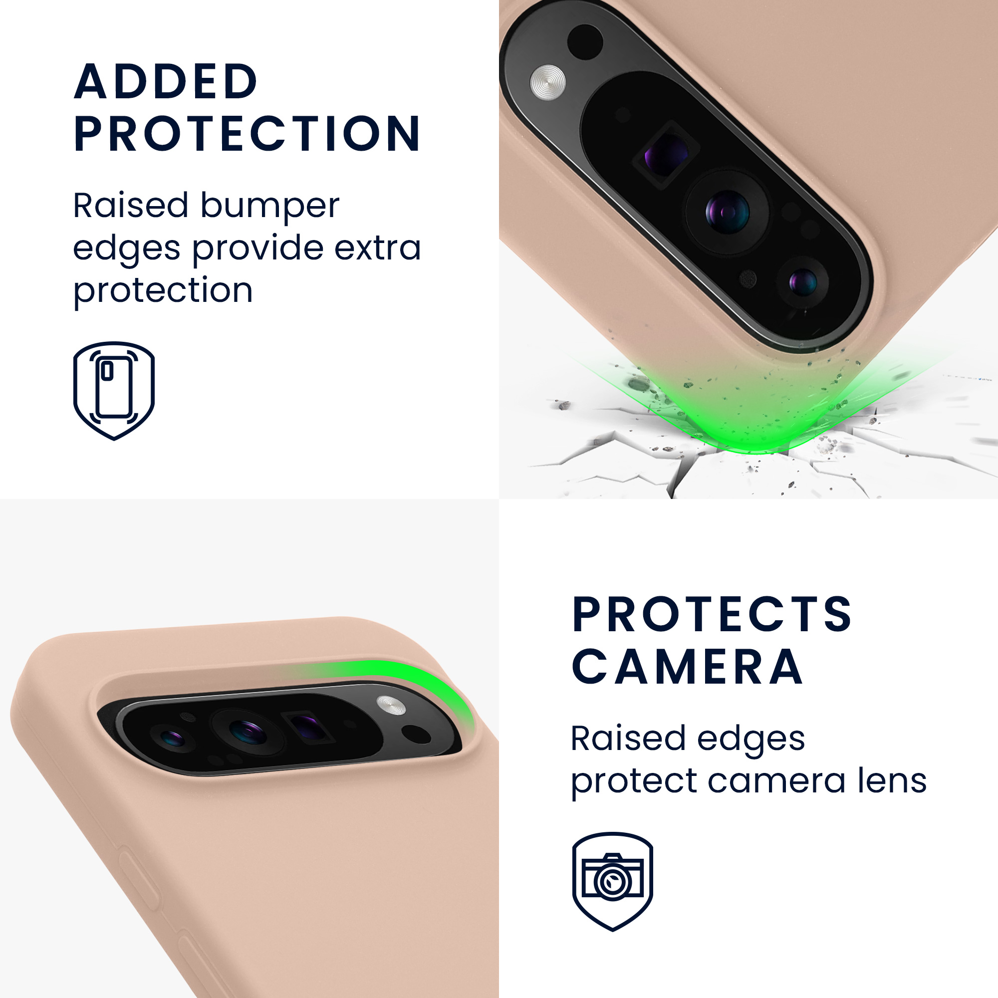 Kryt na mobil kwmobile pro Google Pixel 9 Pro XL / Google Pixel 9 Pro / Google Pixel 9 - matná starorů