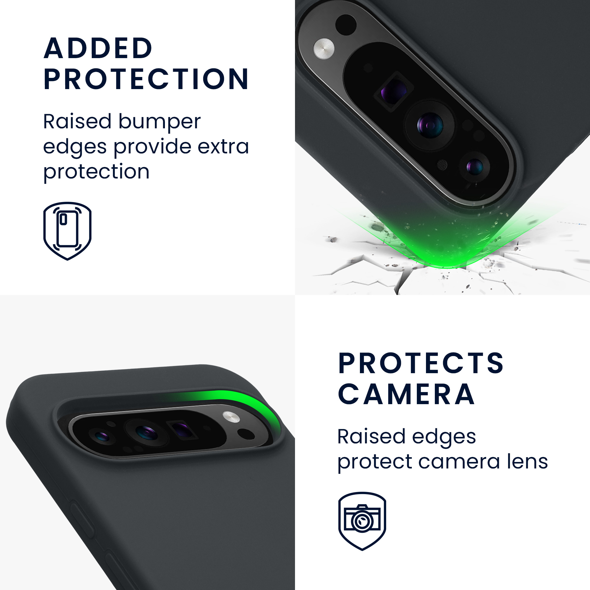 Kryt na mobil kwmobile pro Google Pixel 9 Pro XL / Google Pixel 9 Pro / Google Pixel 9 - borůvkově mod