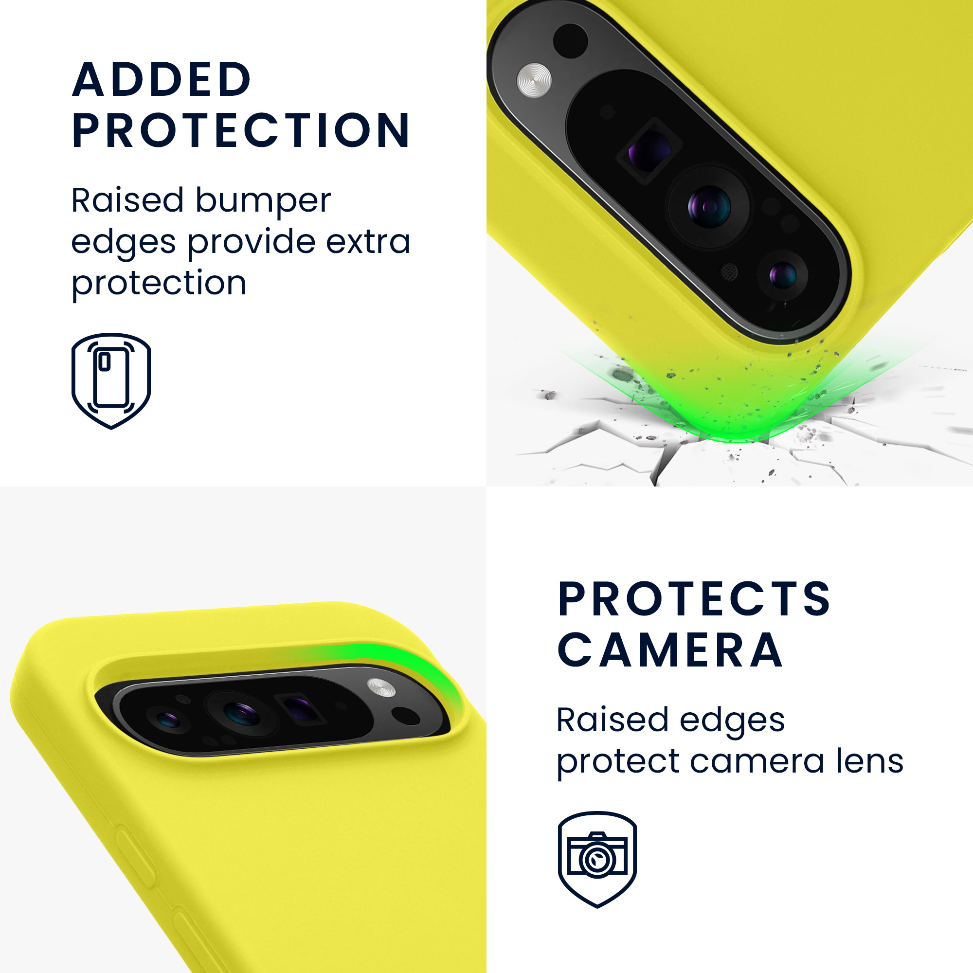 Kryt na mobil kwmobile pro Google Pixel 9 Pro XL / Google Pixel 9 Pro / Google Pixel 9 - citronově žlutá