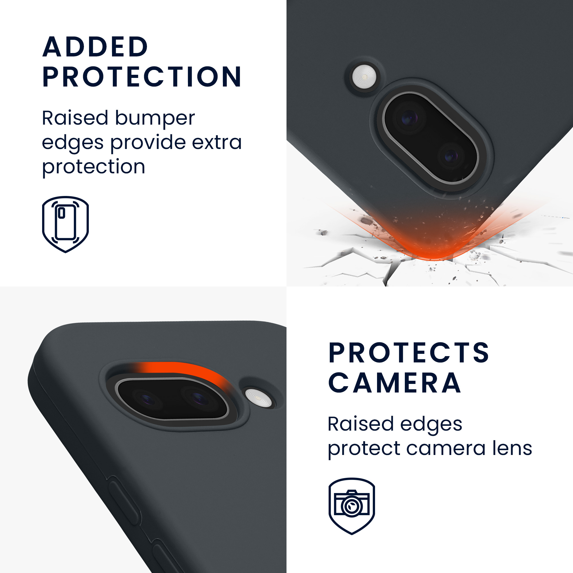 Silikonový kryt kwmobile pro Google Pixel 9a - borůvková