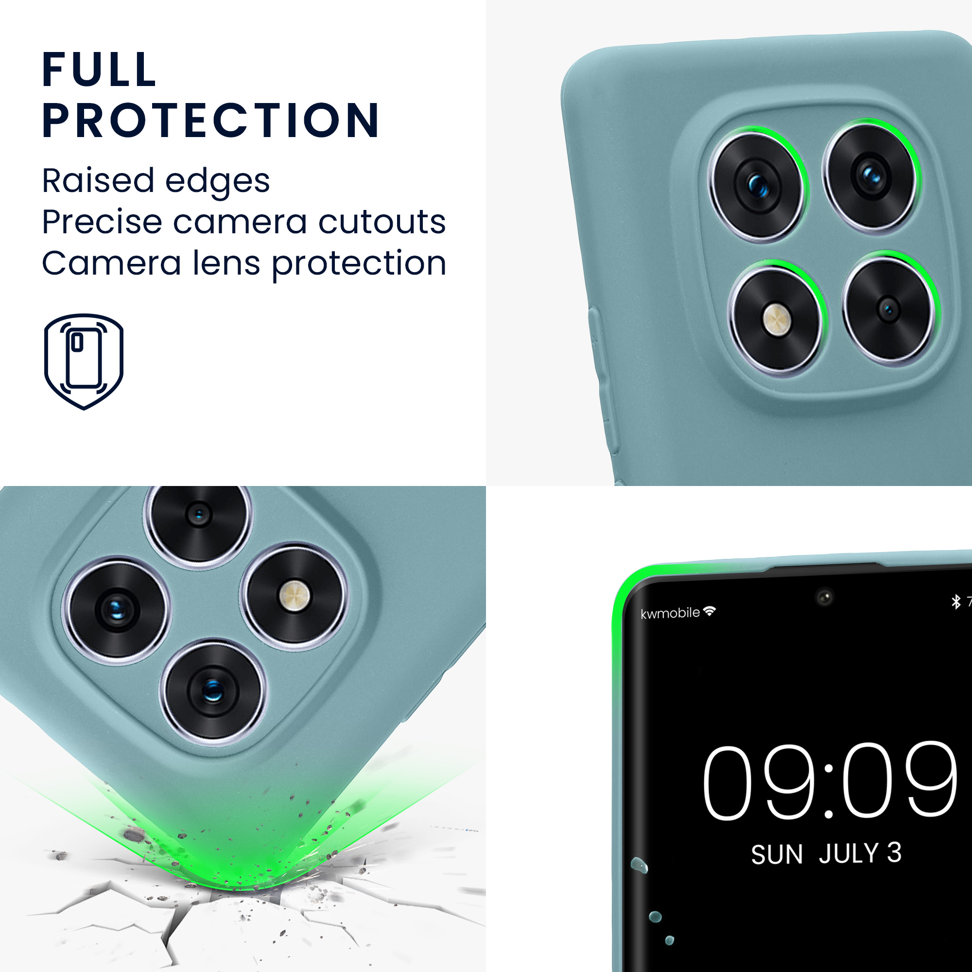 Kryt Xiaomi Redmi Note 14 Pro 5G silikonový TPU červená kwmobile