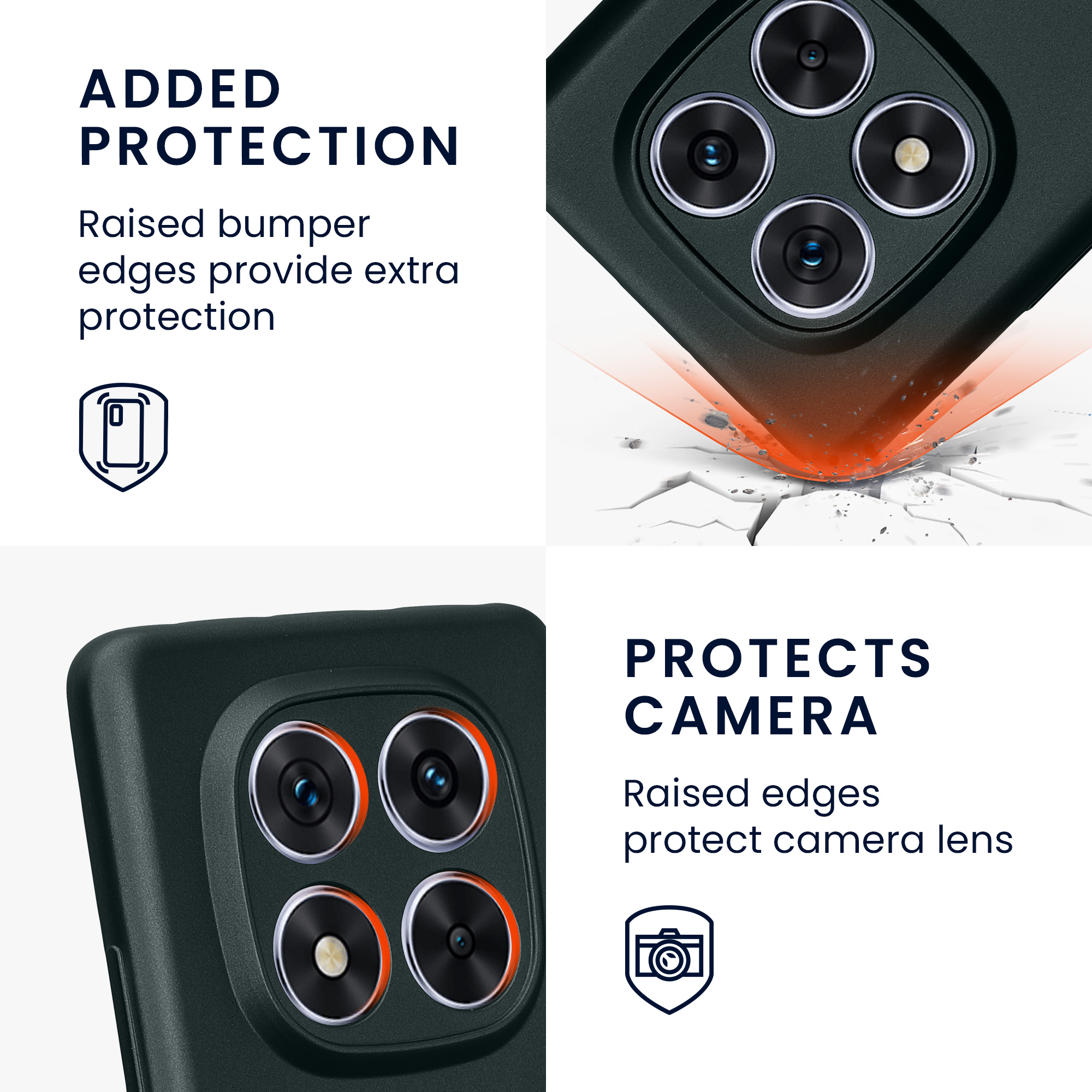 Kryt Xiaomi Redmi Note 14 Pro 5G metalický TPU metalická modrozelená kwmobile