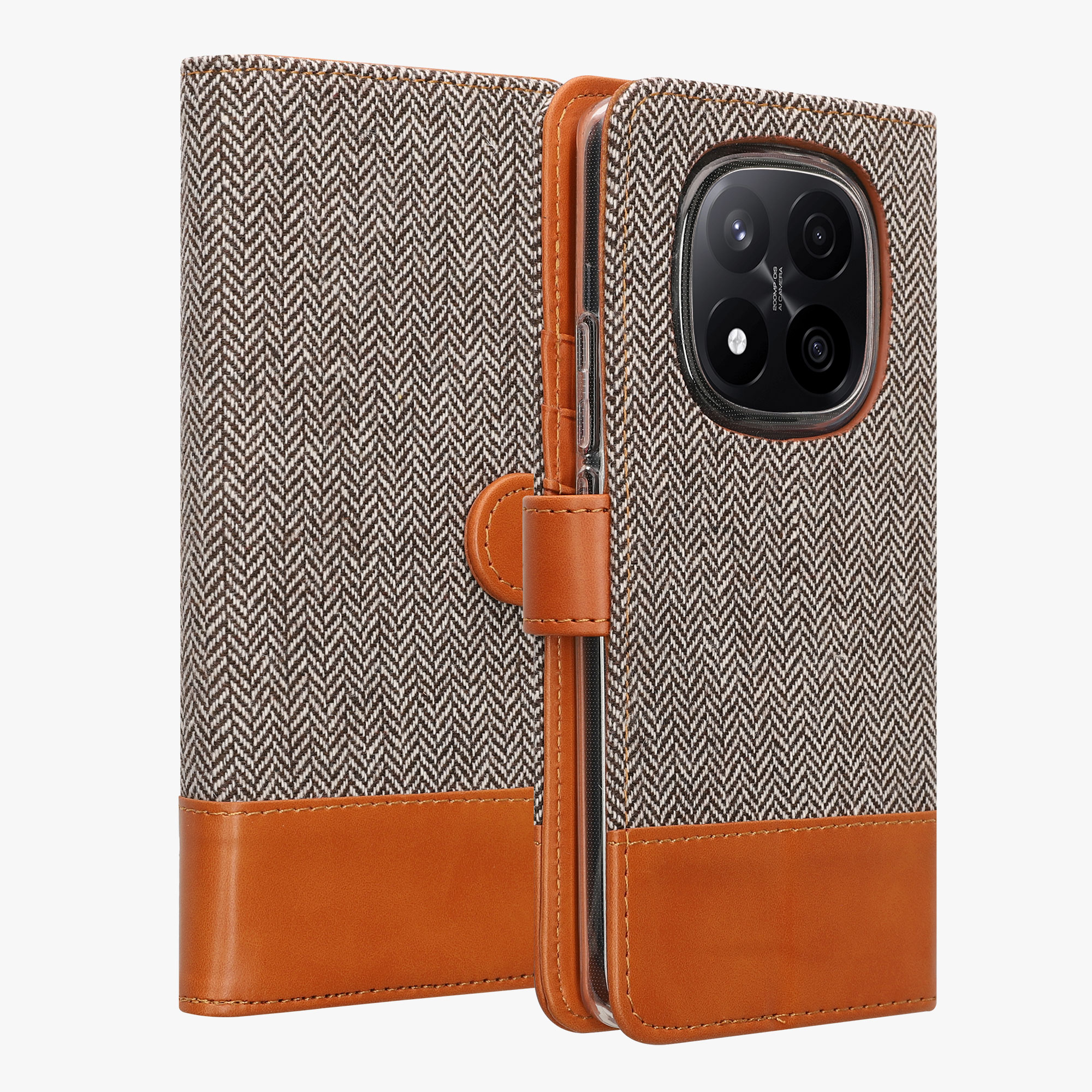 Wallet kryt Xiaomi Redmi Note 14 Pro+ 5G peněženka textil + umělá kwmobile