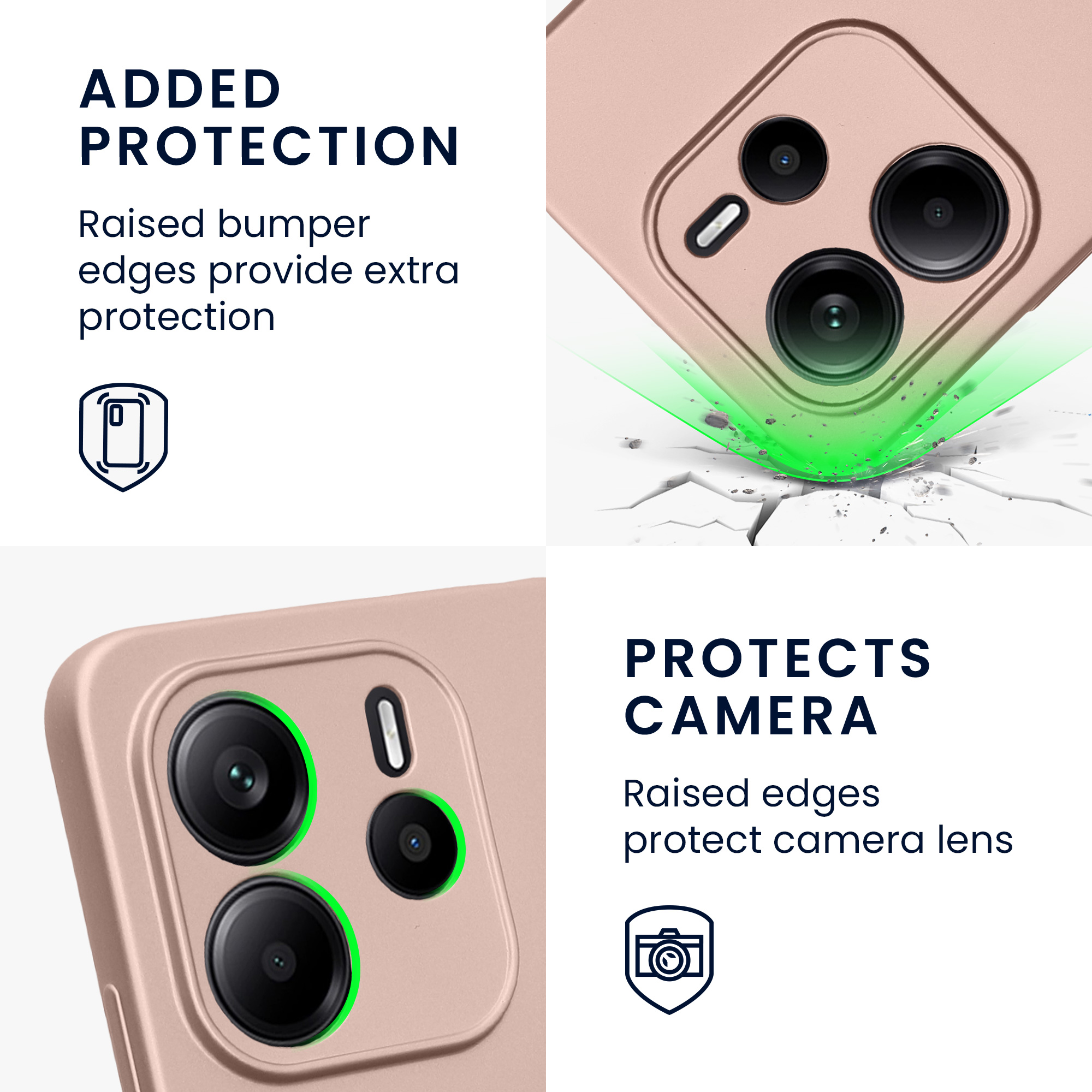 Pouzdro pro Xiaomi Redmi Note 14 4G (není pro verzi 5G) kwmobile metalické TPU - metalická arktická bordó