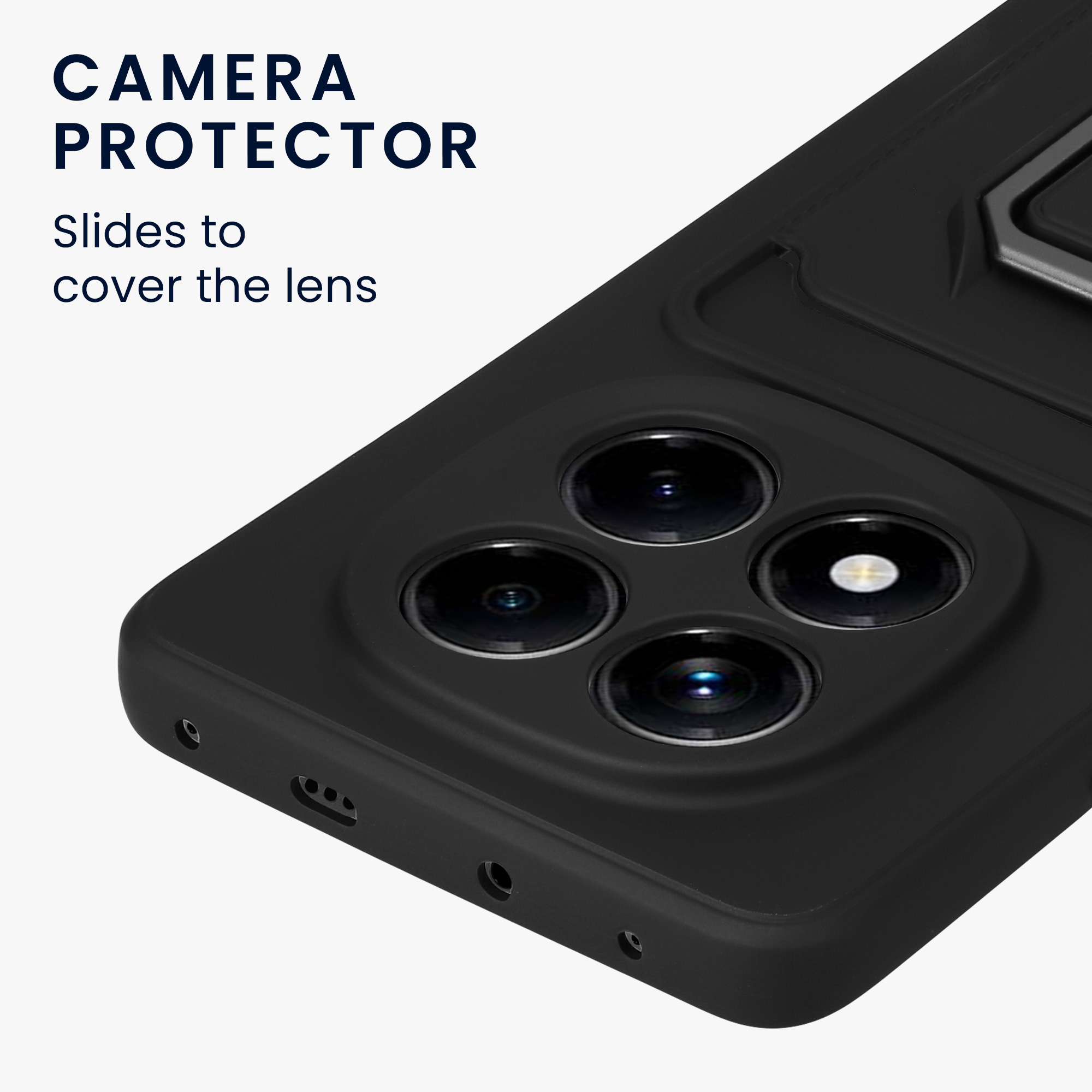Kryt Xiaomi Redmi Note 14 Pro 5G stojan karta prst kovový kwmobile