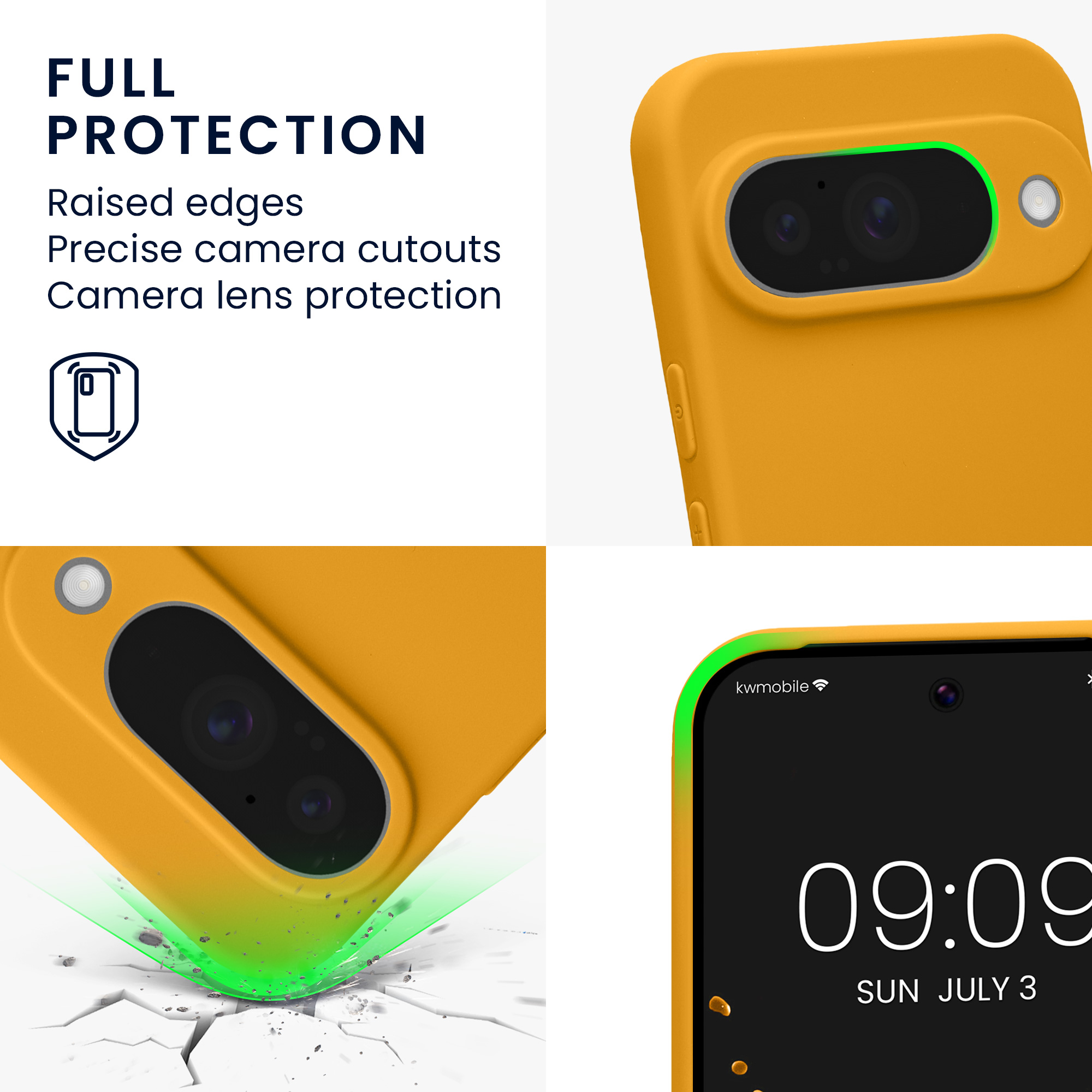 Kryt na mobil Google Pixel 10 kwmobile - mango