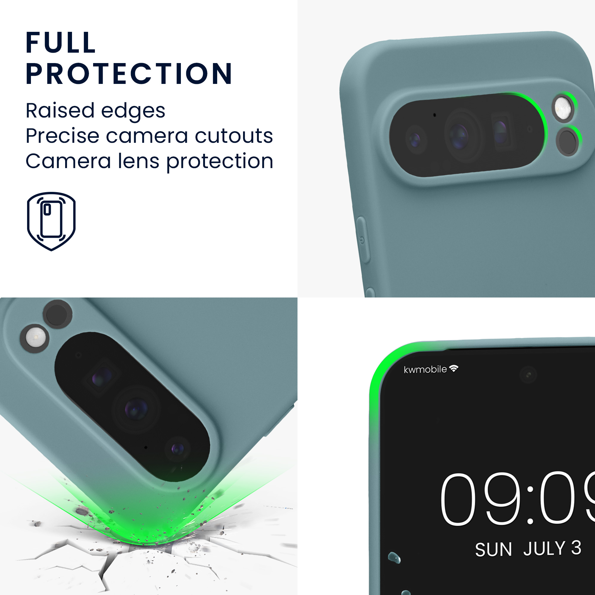Silikonový kryt kwmobile pro Google Pixel 10 Pro XL - kamenně béžová