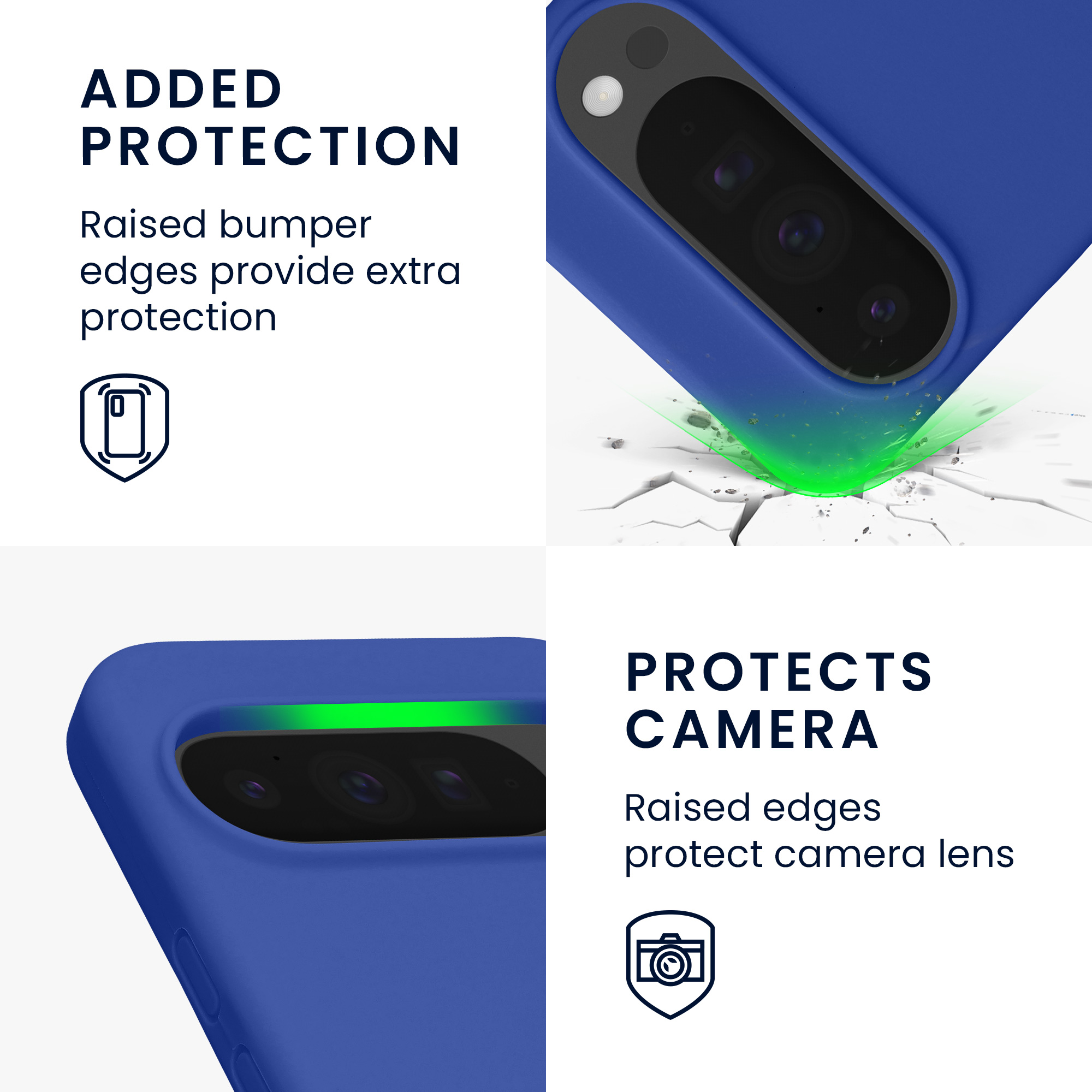 Silikonový kryt kwmobile pro Google Pixel 10 Pro XL - baltská modrá