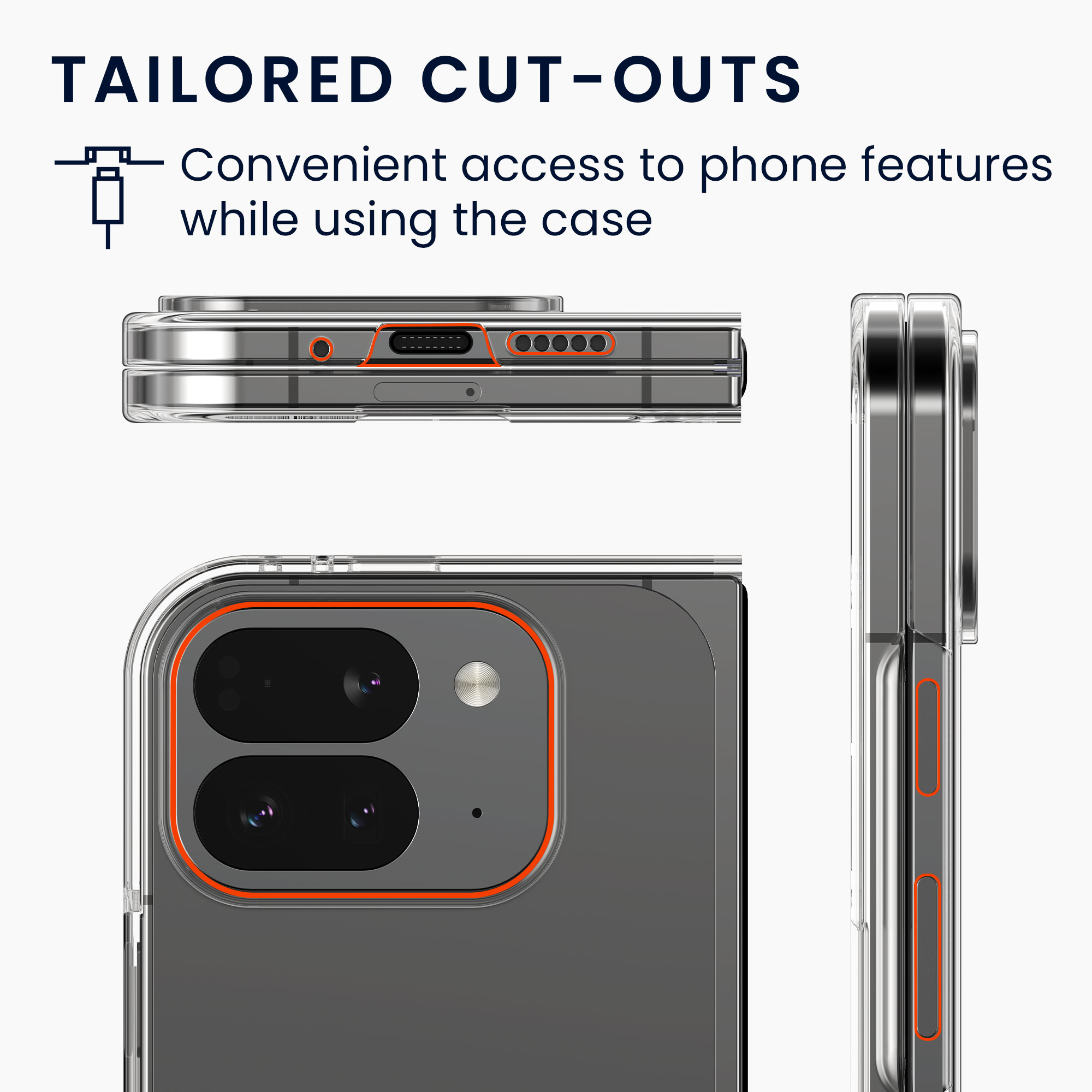 Silikonový kryt kwmobile pro Google Pixel 10 Pro - transparentní