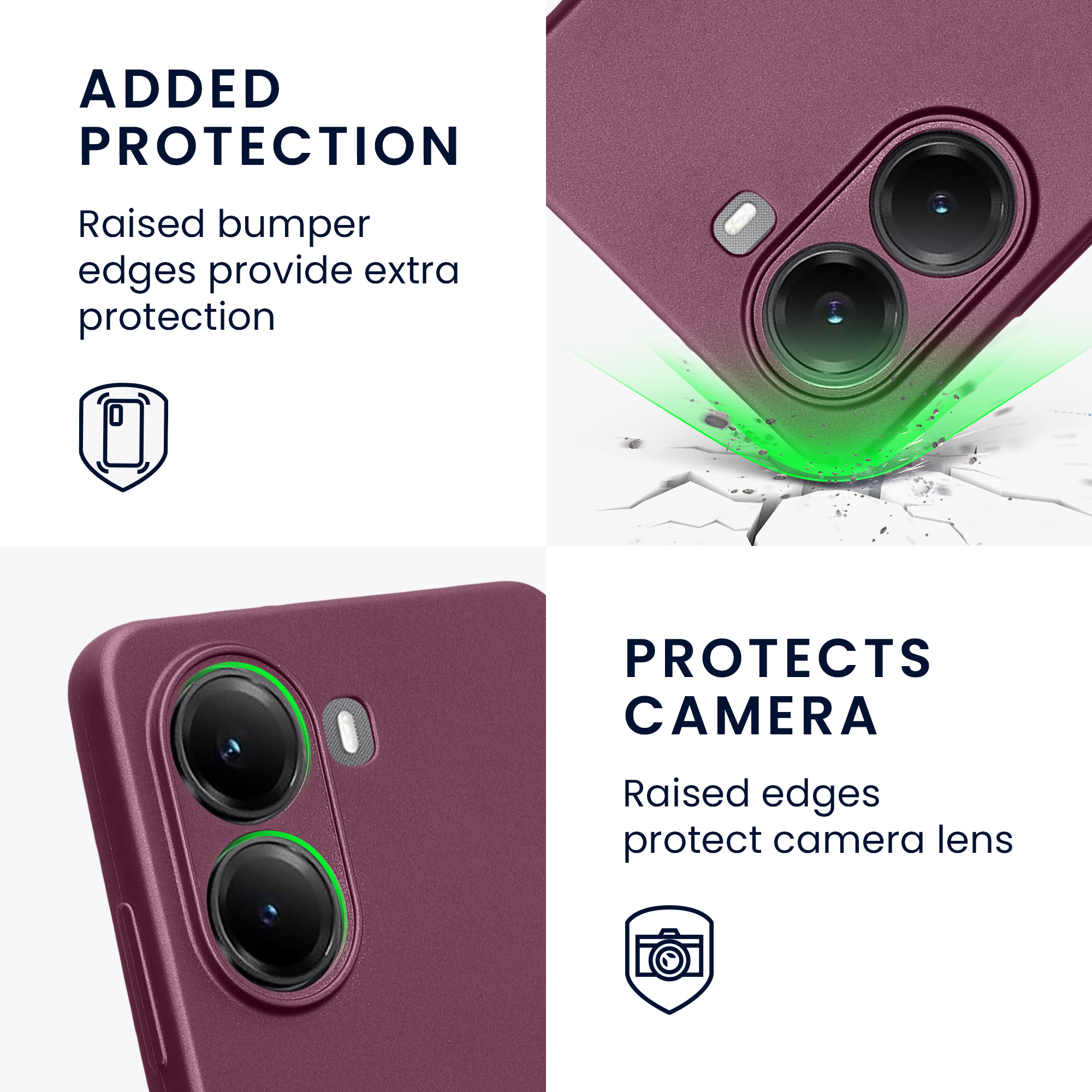 Pouzdro pro Xiaomi Poco X7 Pro 5G kwmobile metalické TPU - metalická levandulová