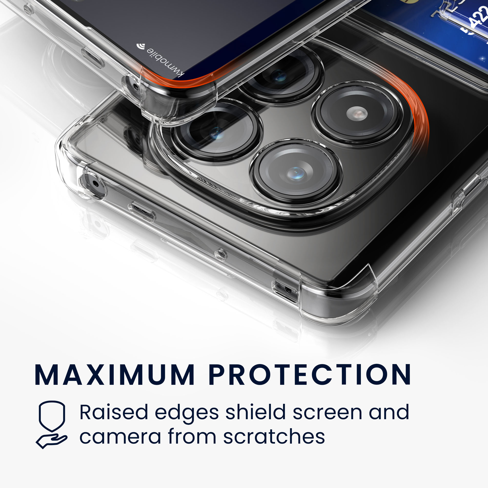 Kryt Xiaomi Redmi Note 14 Pro 5G přihrádka karta TPU průhledná kwmobile