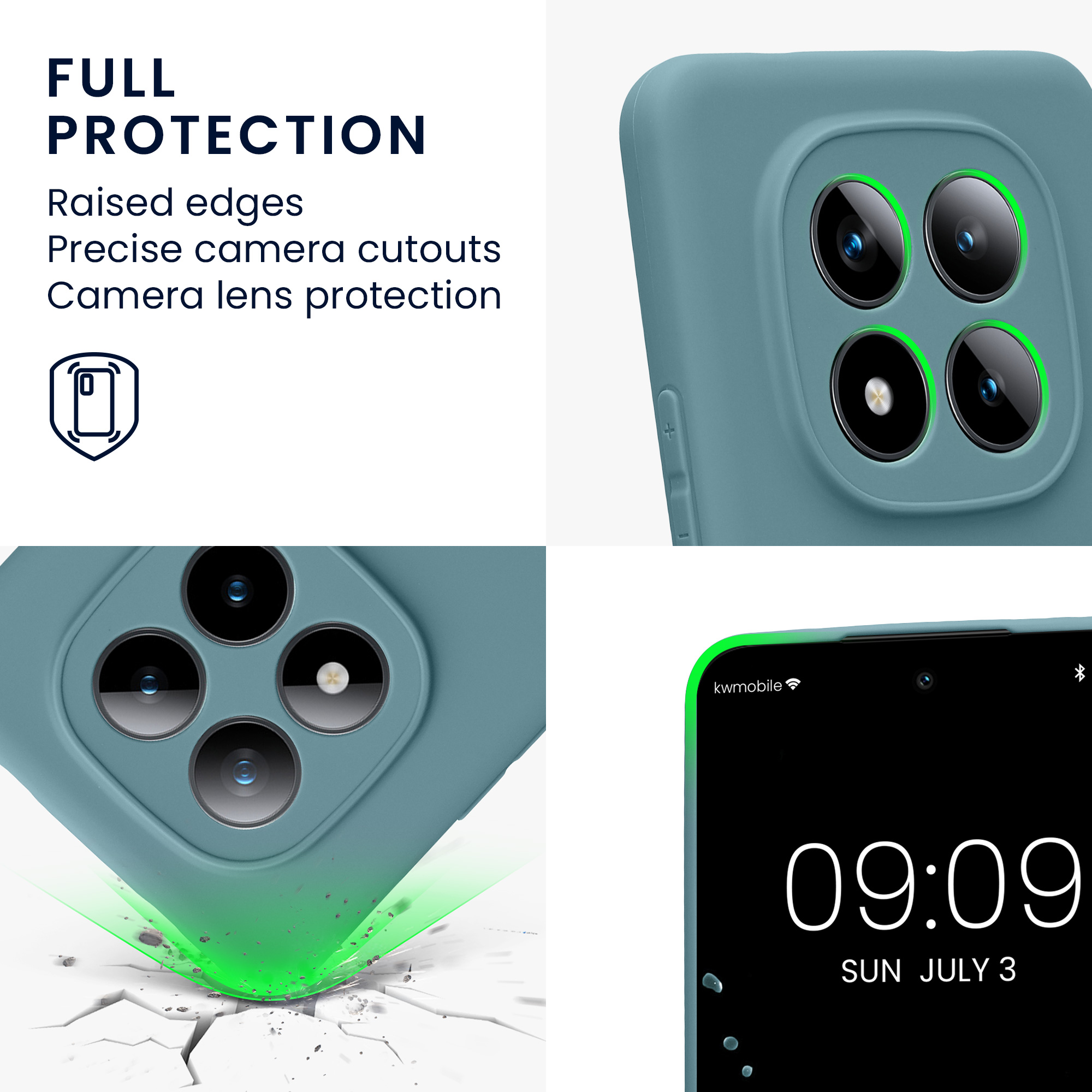 TPU kryt kwmobile pro Xiaomi Redmi Note 15 Pro 4G - šedobéžová