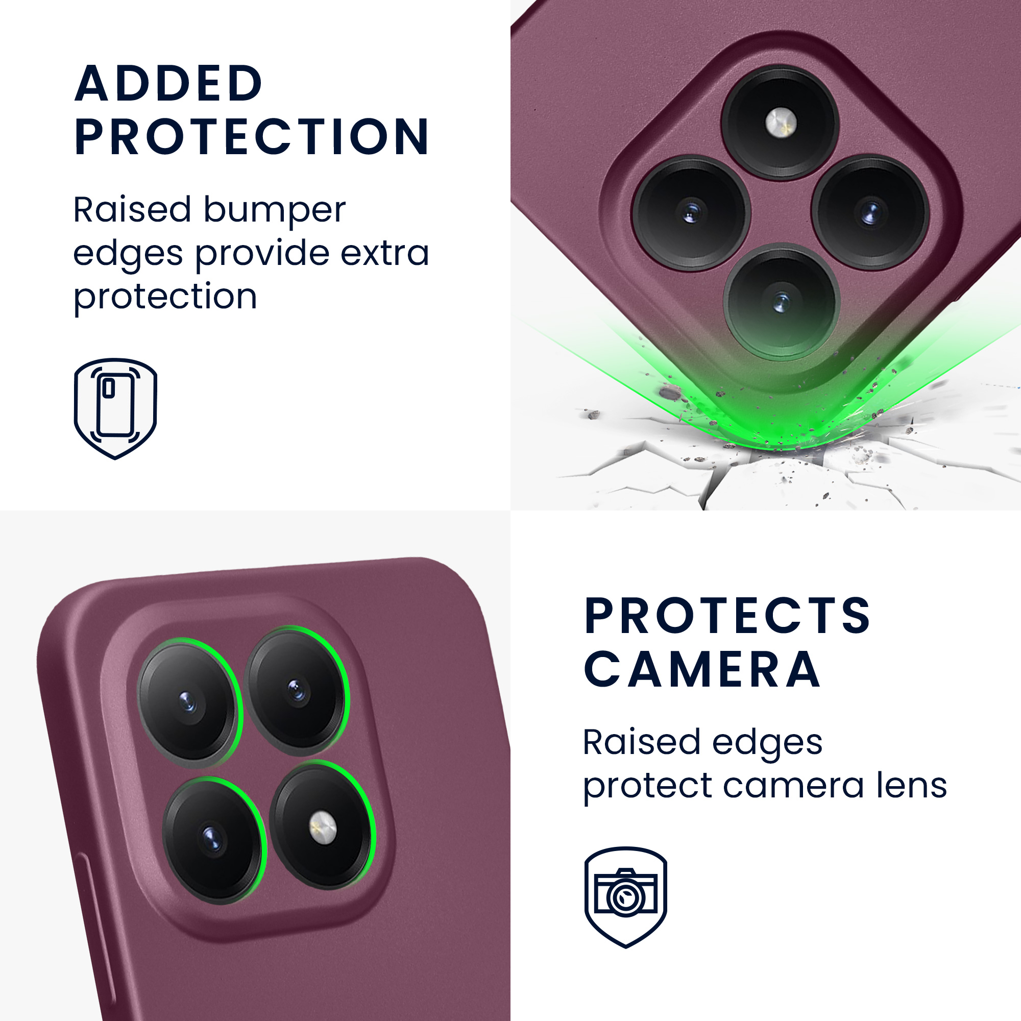 Pouzdro pro Xiaomi 15T kwmobile metalické TPU - metalická levandulová