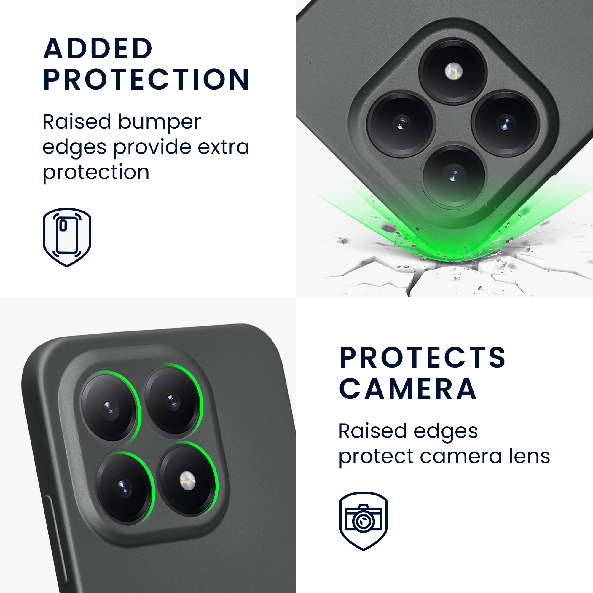 Pouzdro pro Xiaomi 15T kwmobile metalické TPU - metalická šedá