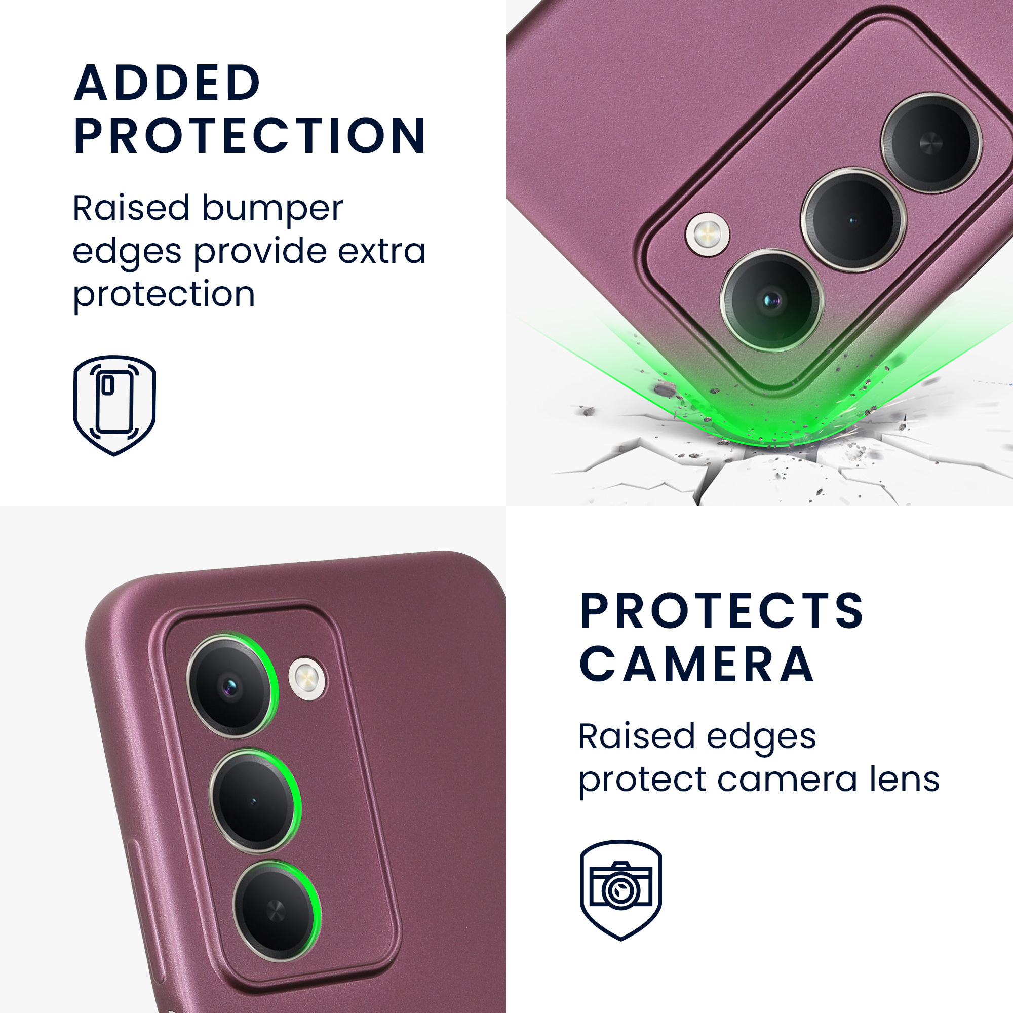 Pouzdro pro Xiaomi Redmi 15 5G kwmobile metalické TPU - metalická levandulová