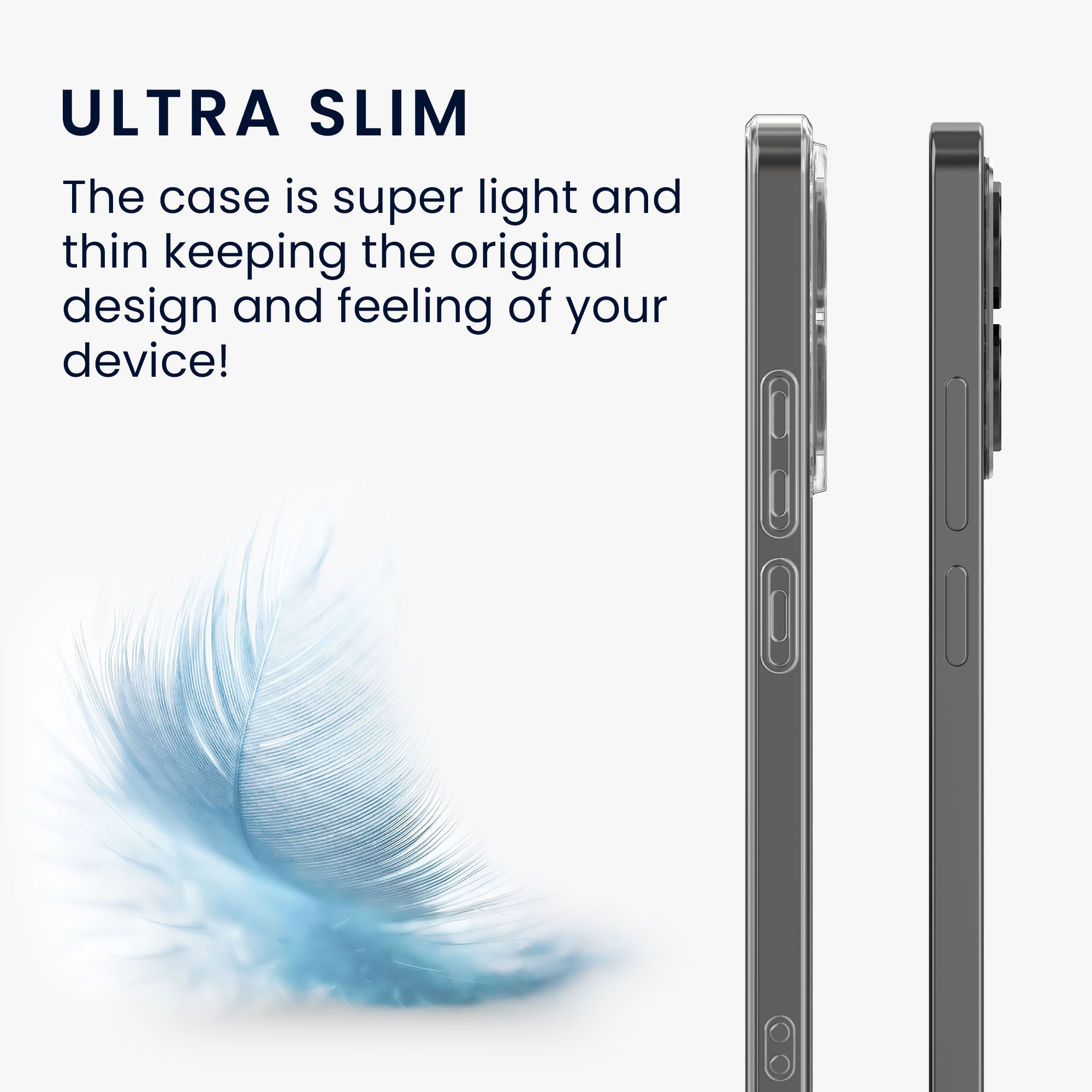 Pouzdro pro Xiaomi 14T kwmobile tenké TPU - transparentní