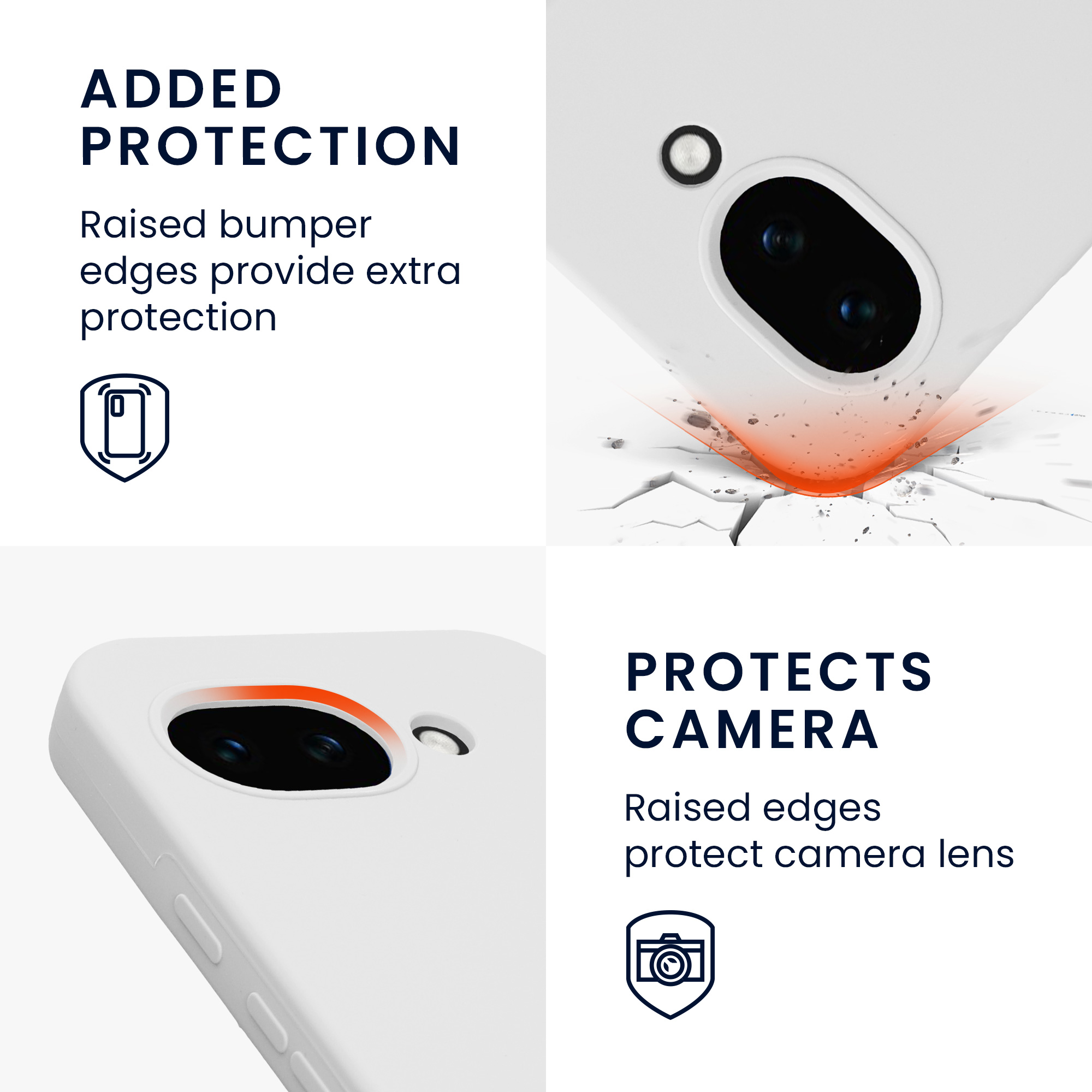Pouzdro pro Google Pixel 10a kwmobile silikonové - matná bílá