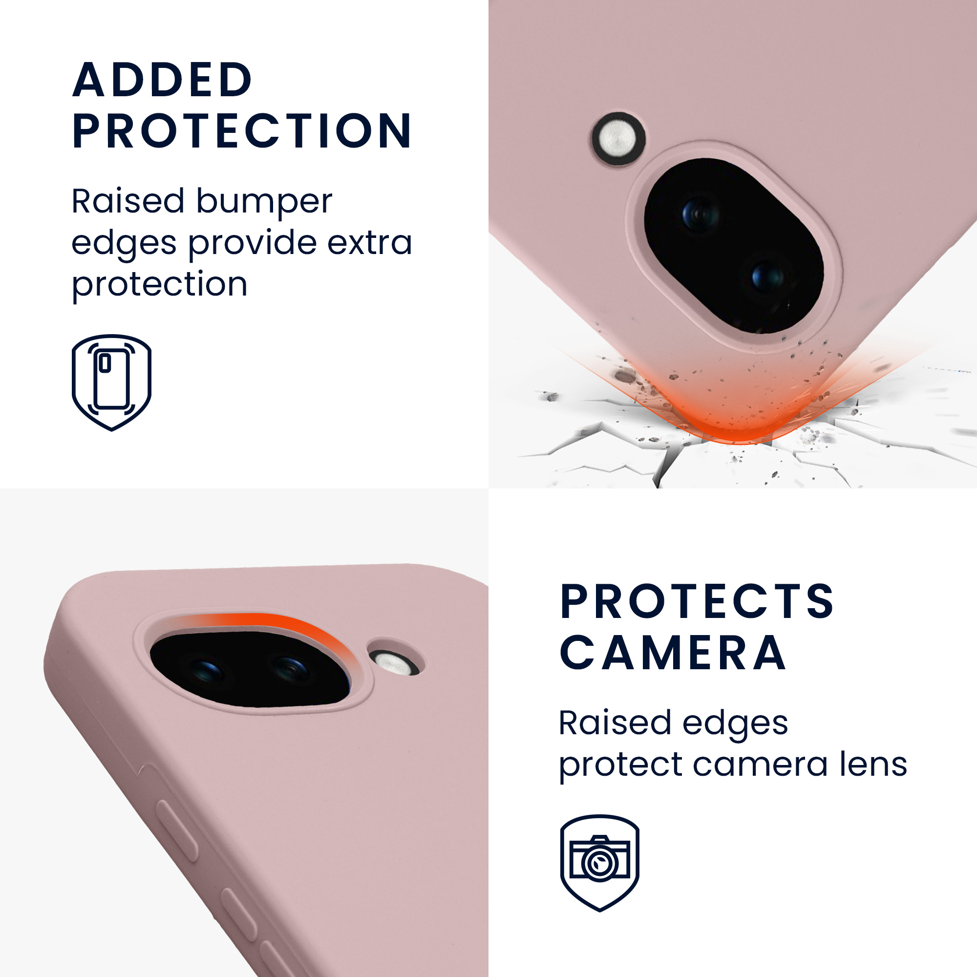 Pouzdro pro Google Pixel 10a kwmobile silikonové - světle lila