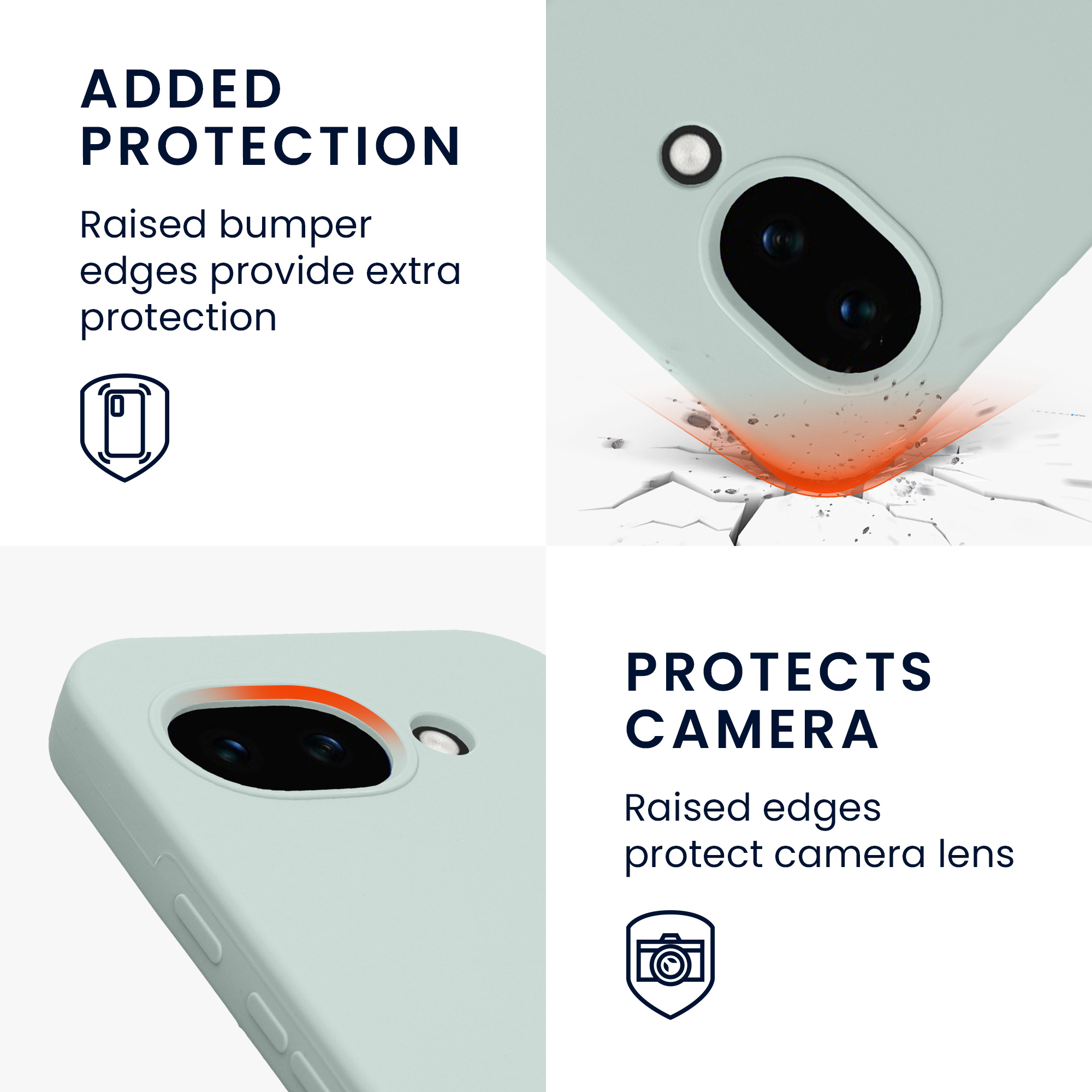 Pouzdro pro Google Pixel 10a kwmobile silikonové - světle mátová