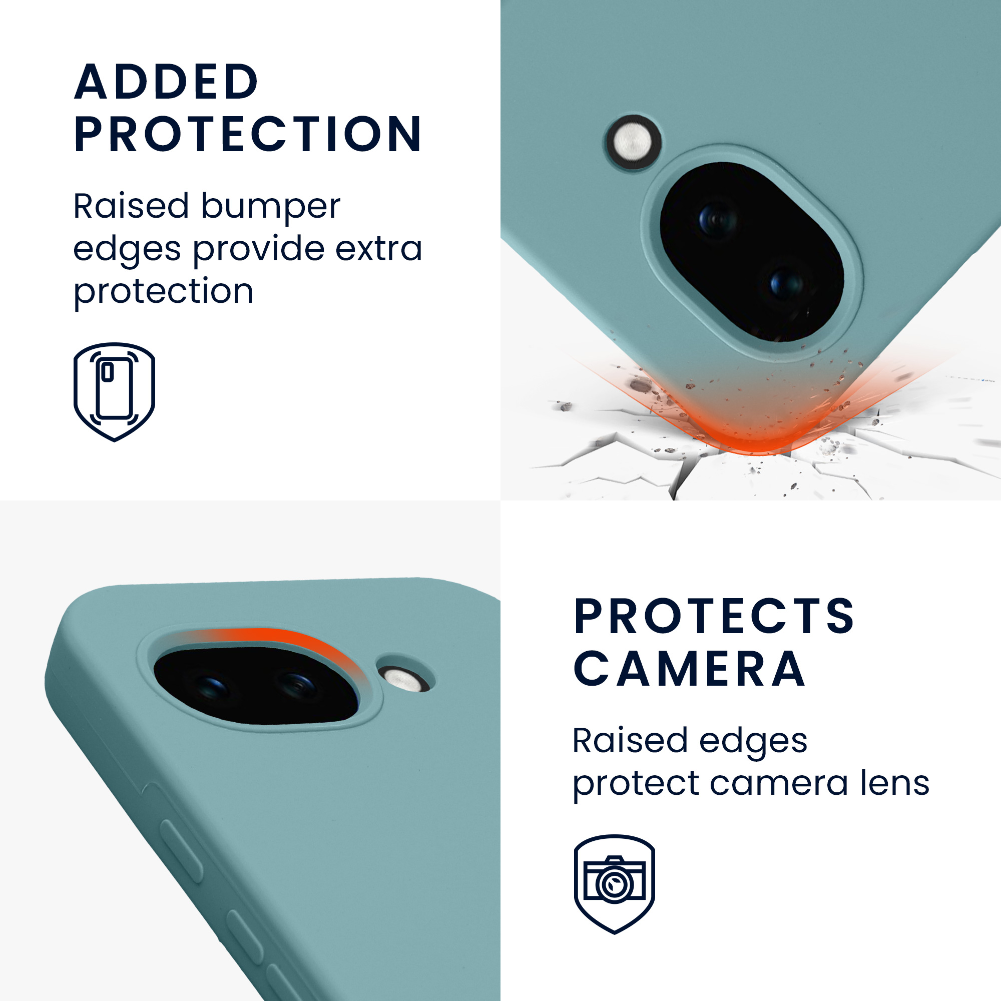 Pouzdro pro Google Pixel 10a kwmobile silikonové - arktická noc