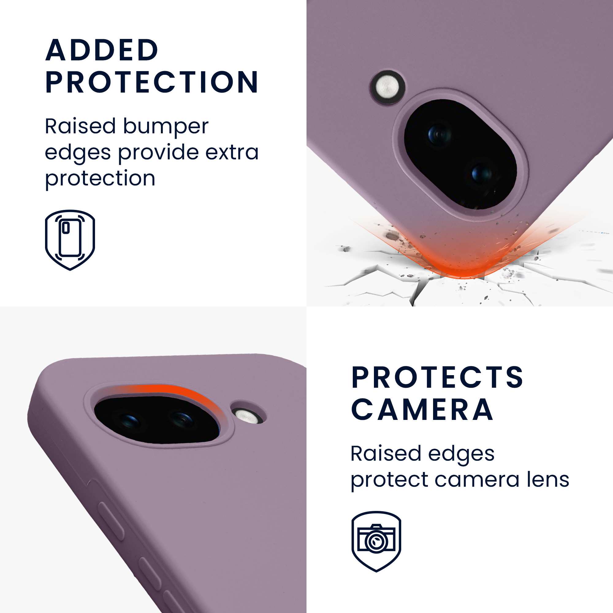 Pouzdro pro Google Pixel 10a kwmobile silikonové - pastelová kosatcová