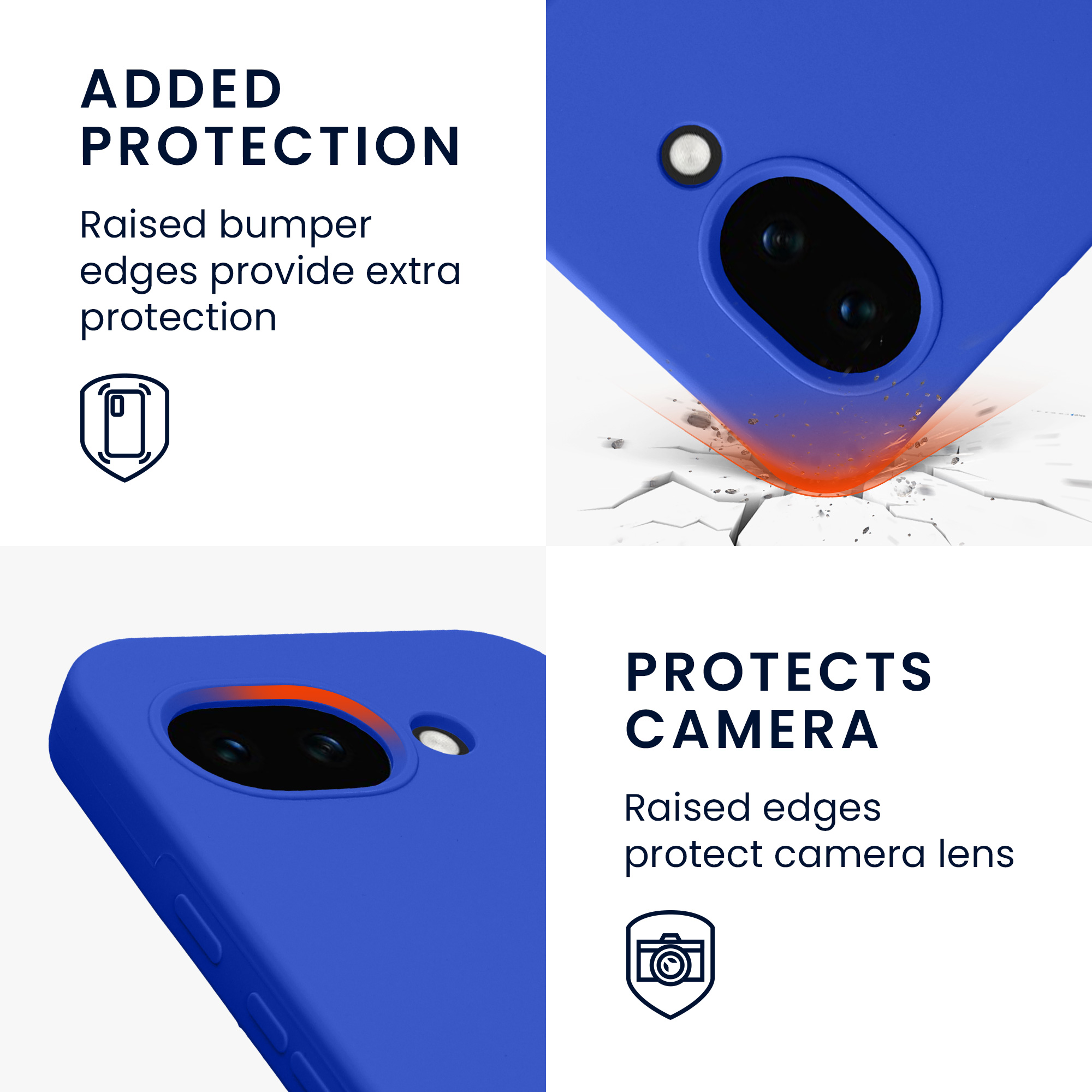 Pouzdro pro Google Pixel 10a kwmobile silikonové - baltská modrá