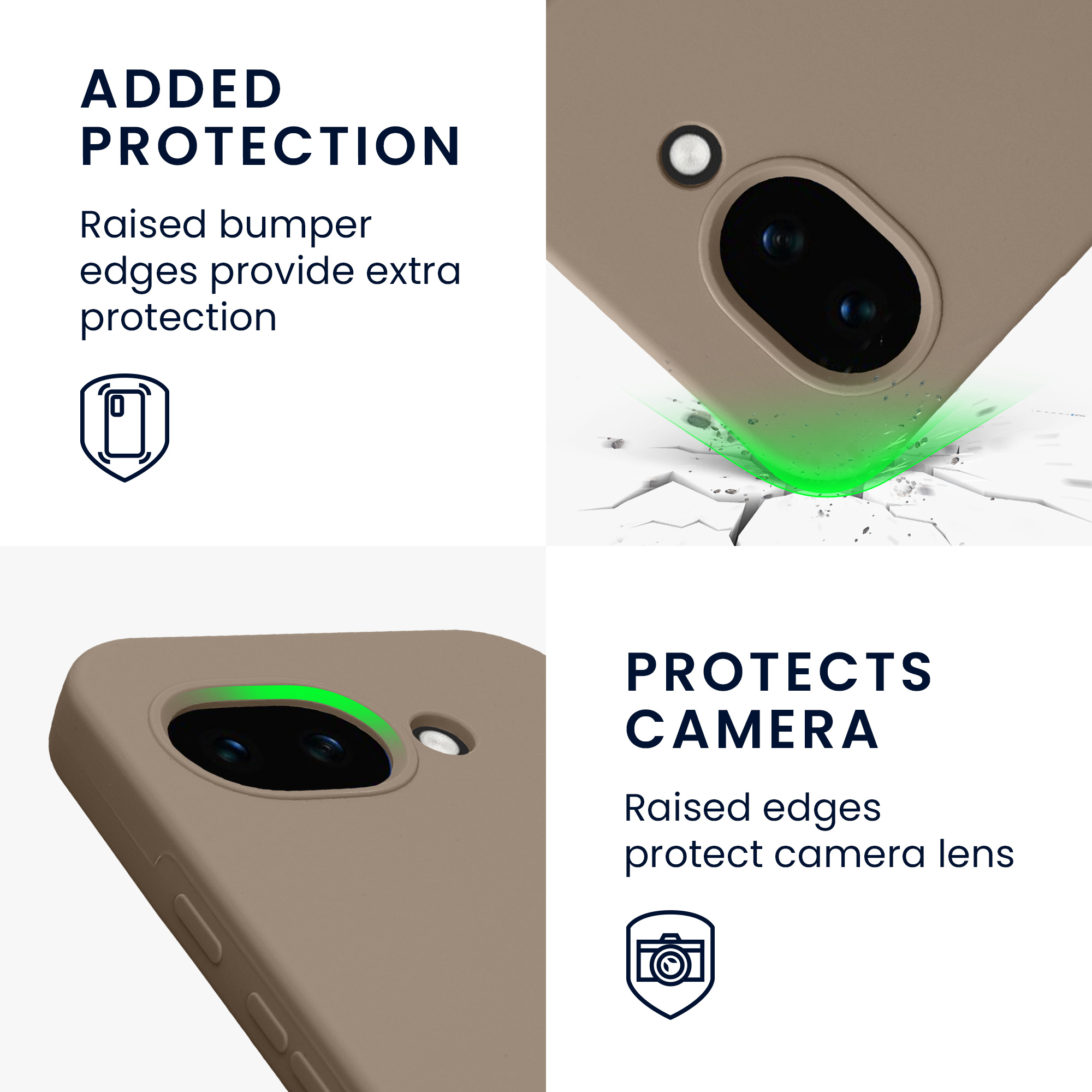 Pouzdro pro Google Pixel 10a kwmobile silikonové - taupe