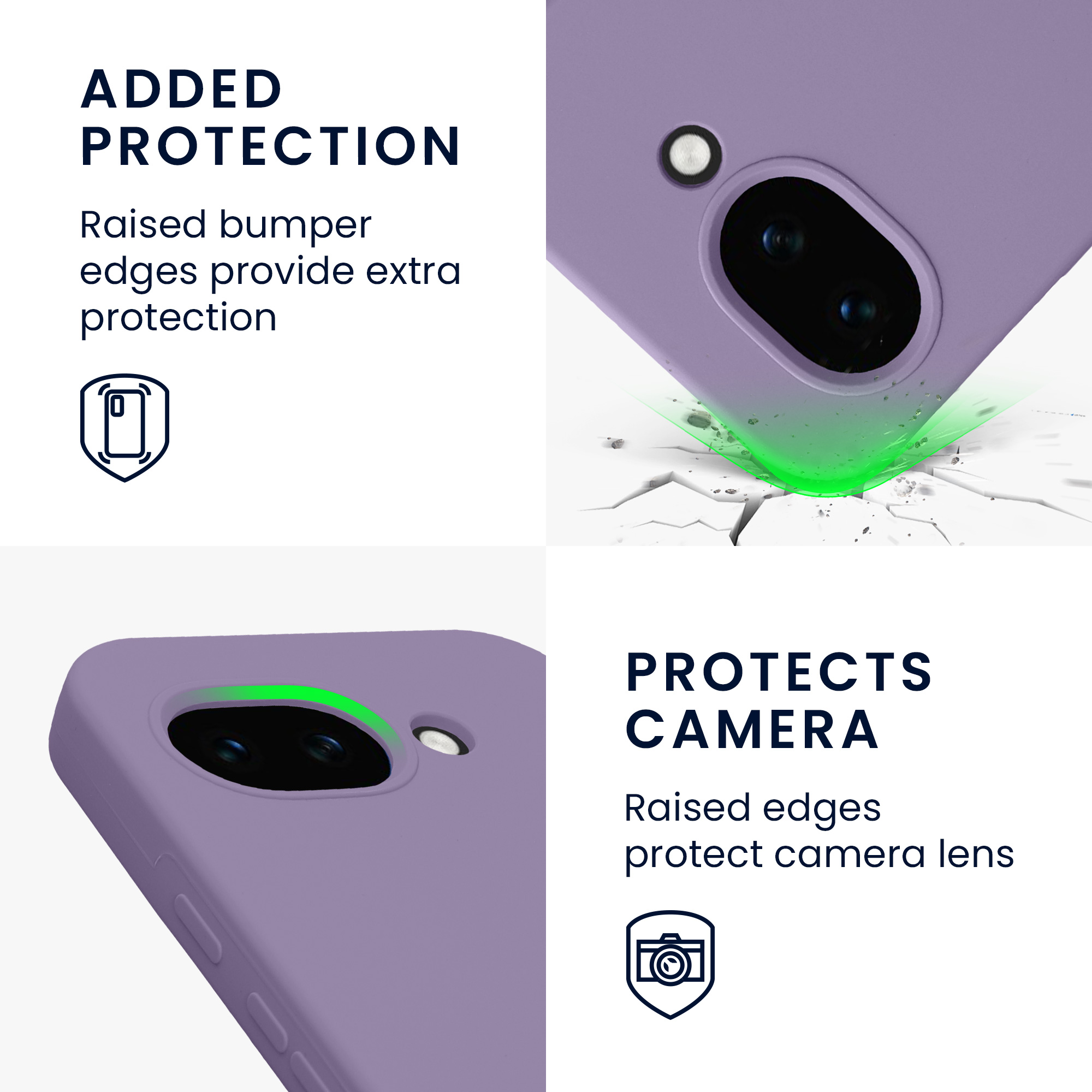 Pouzdro pro Google Pixel 10a kwmobile silikonové - fialová
