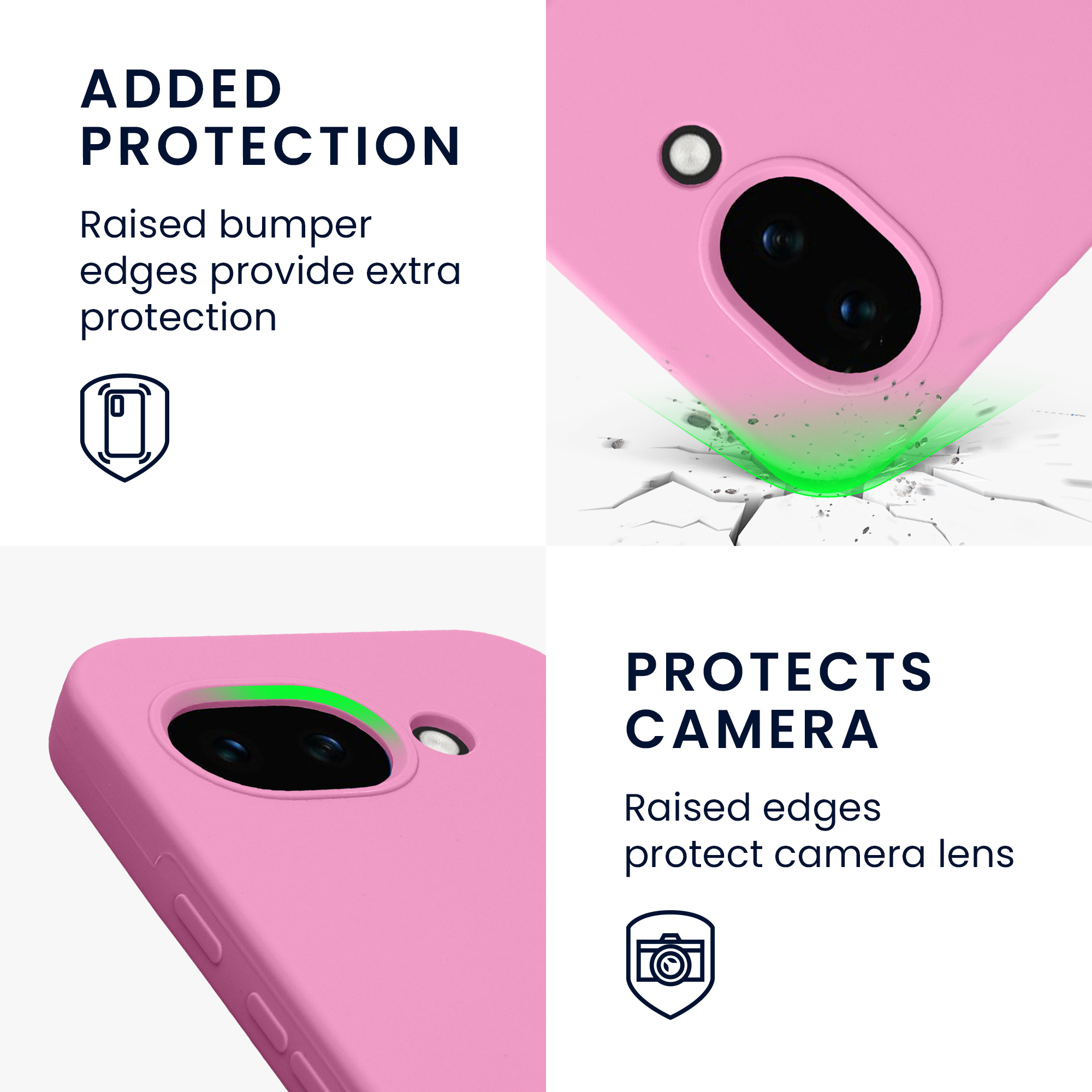 Pouzdro pro Google Pixel 10a kwmobile silikonové - růžová levandulová