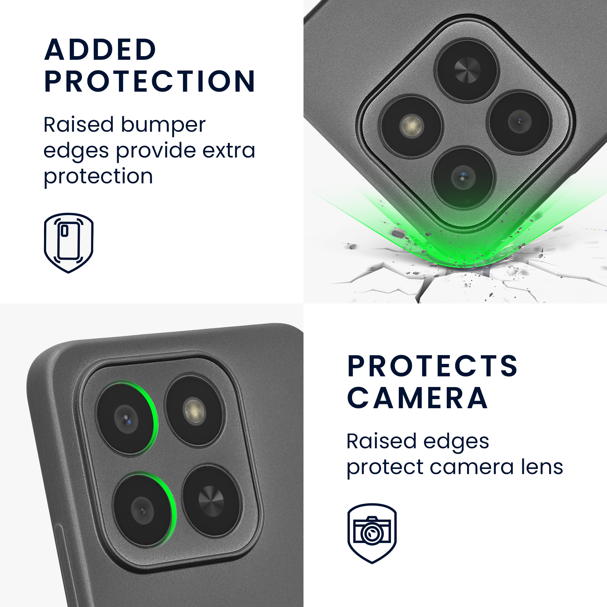 Pouzdro pro HONOR 400 Smart 5G / X7d kwmobile metalické TPU - metalická šedá
