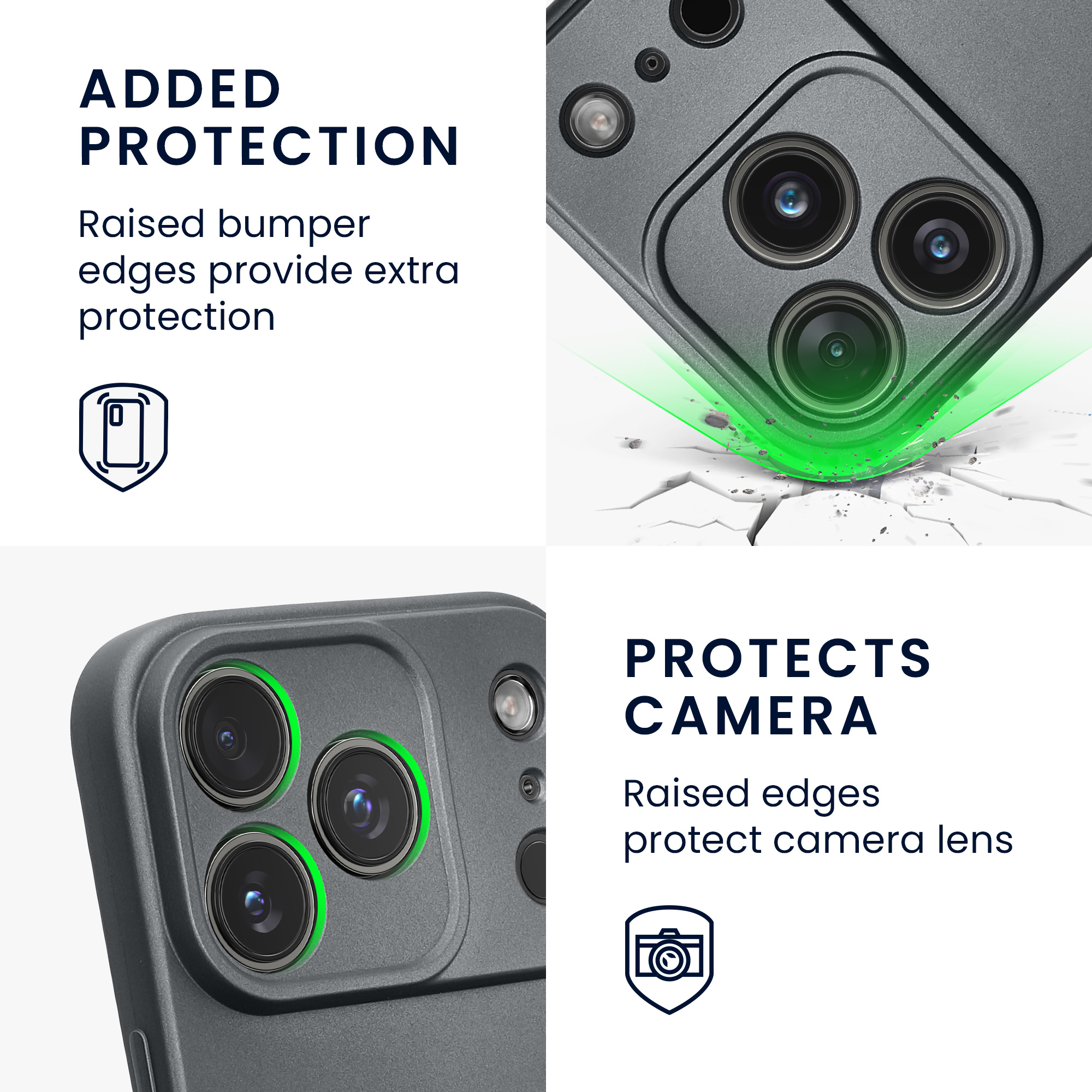 Pouzdro pro Apple iPhone 18 Pro / iPhone 17 Pro kwmobile metalické TPU - metalická šedá