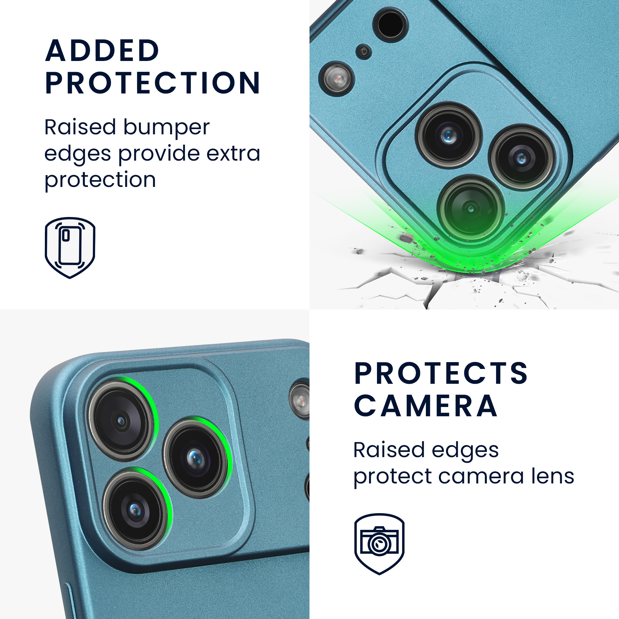 Pouzdro pro Apple iPhone 18 Pro Max / iPhone 17 Pro Max kwmobile metalické TPU - metalická karibská modrá