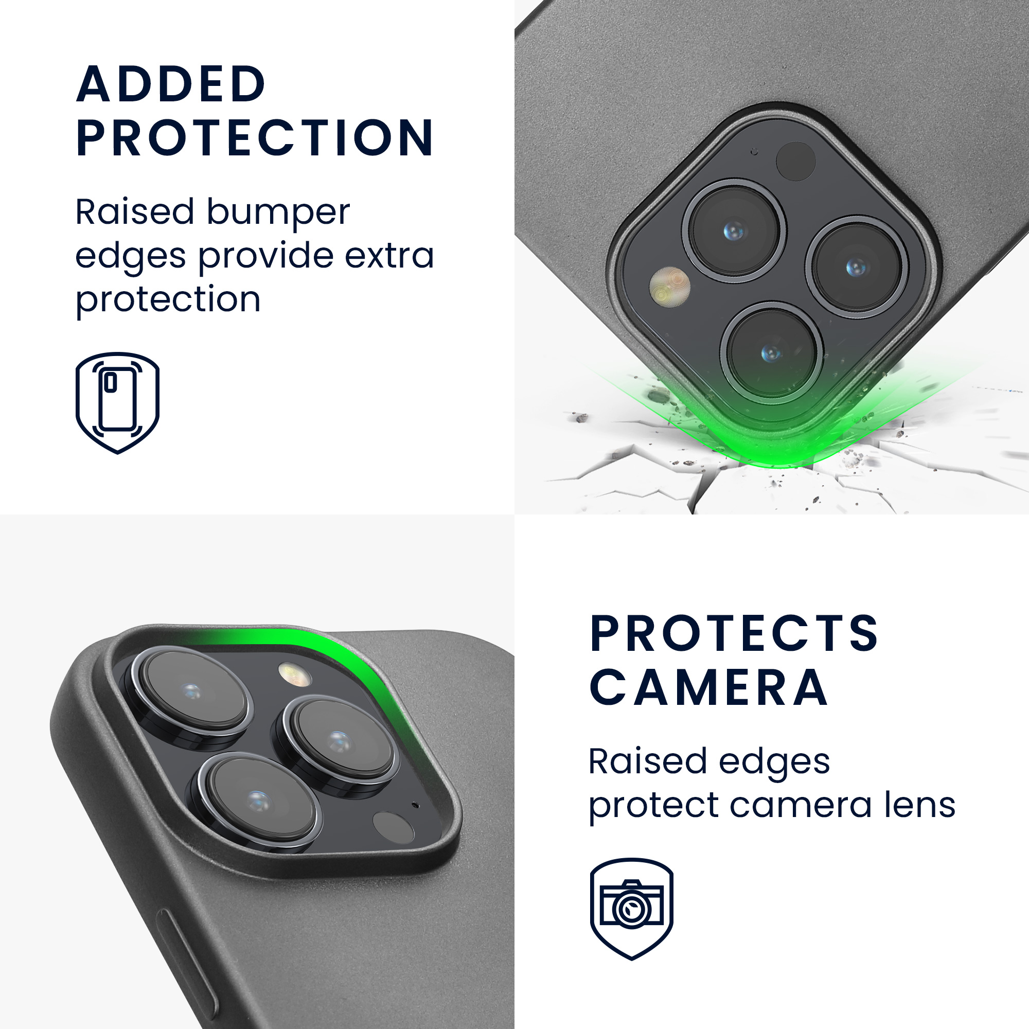 Pouzdro pro Apple iPhone 16 Pro Max kwmobile tenké metalické silikonové - metalická šedá