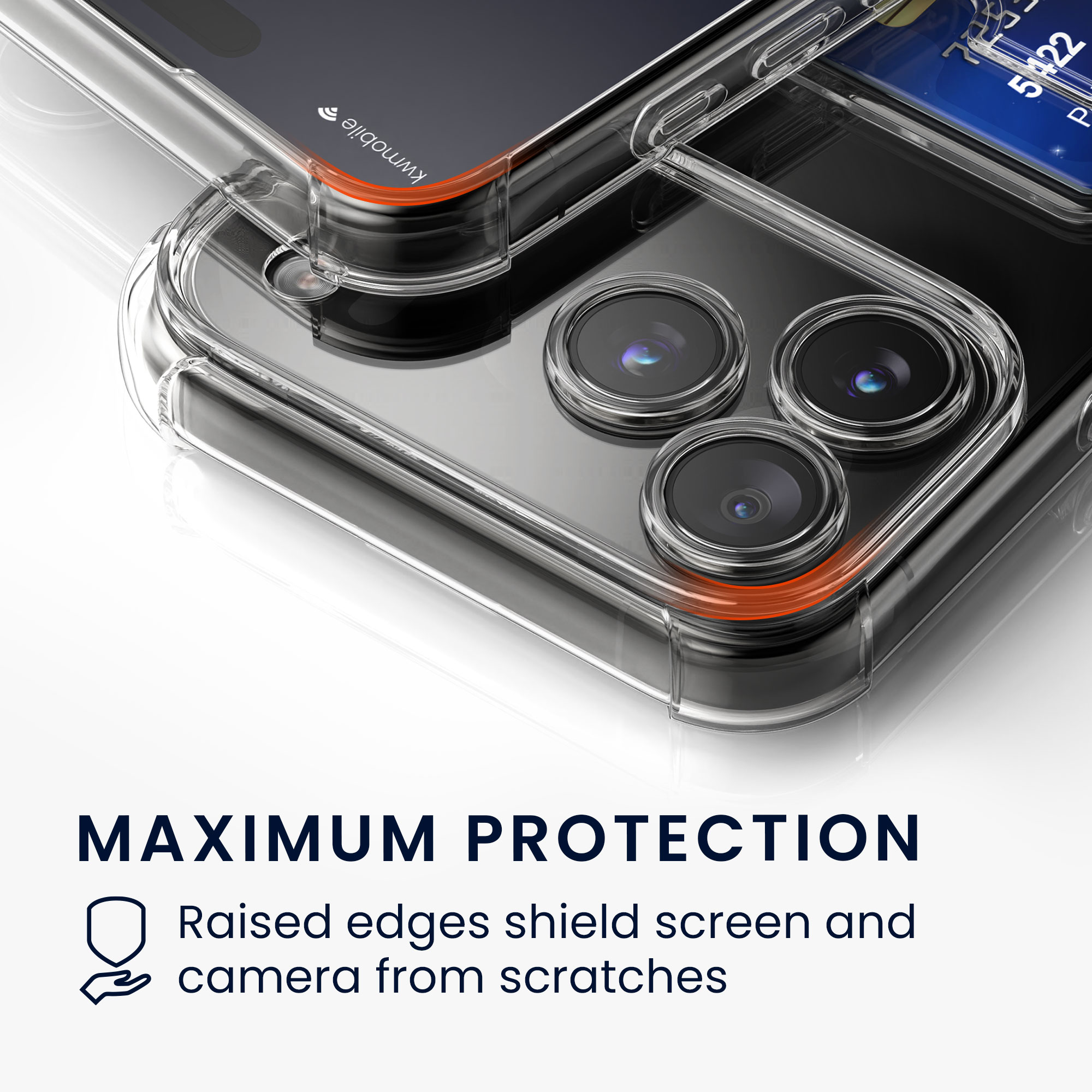 TPU pouzdro s kapsou na kartu pro Apple iPhone 18 Pro Max / iPhone 17 Pro Max kwmobile kapsa na kartu - transparentní